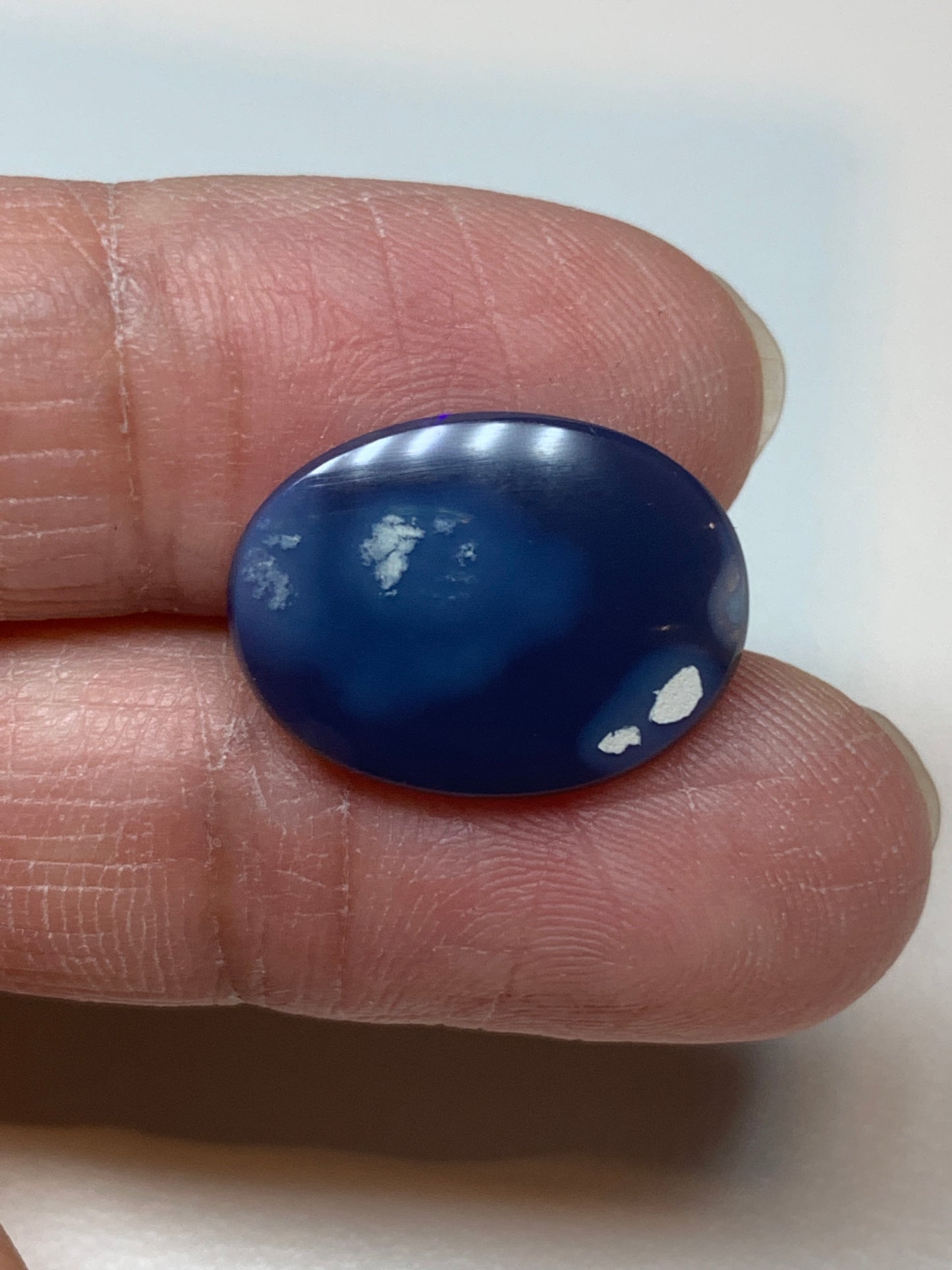 Blue Black Beauty. Lightning Ridge Black Opal. 4.97 Carat