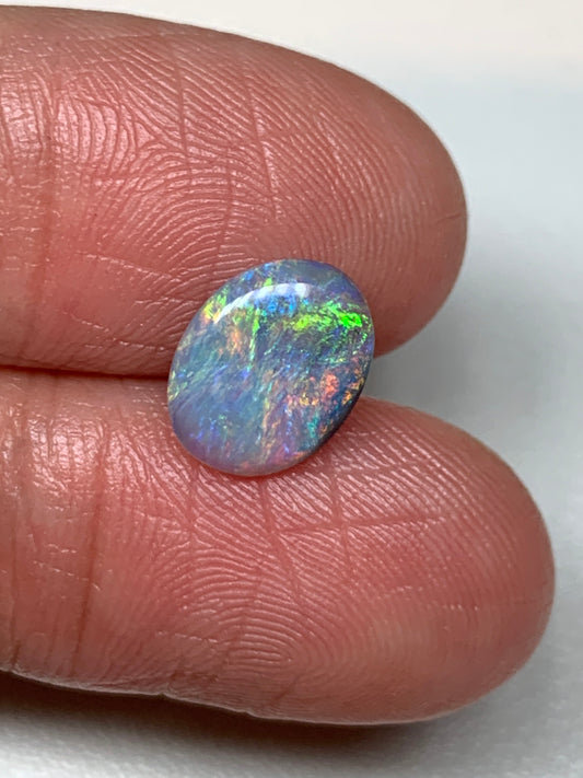 Artistic Brush. Lightning Ridge Solid Opal. 1.25 Ct
