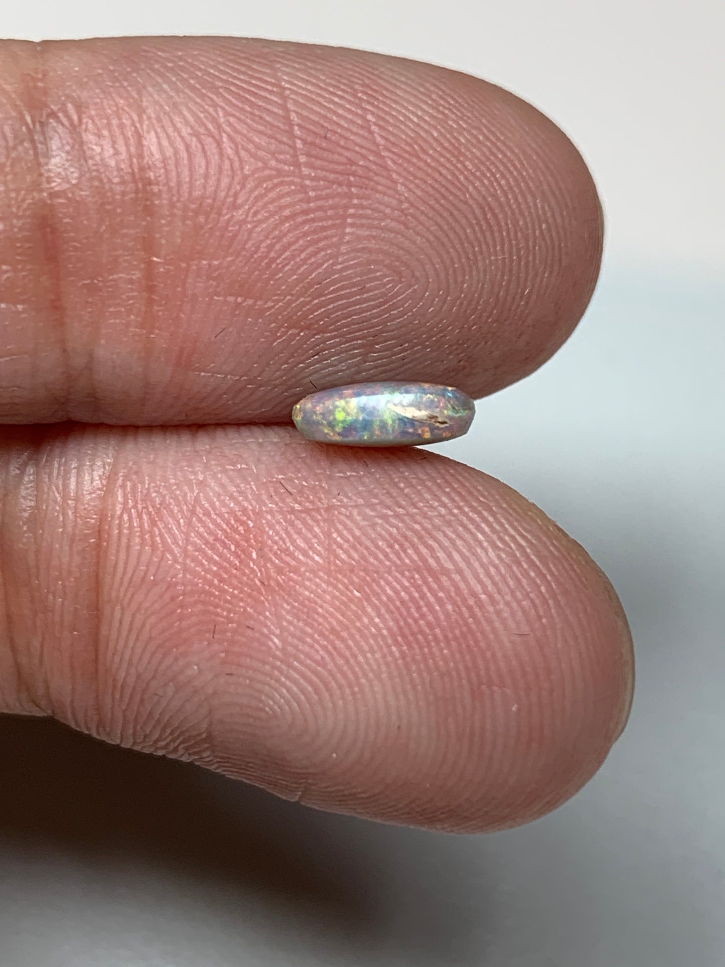Multicolour Sparkles. Lightning Ridge Opal Pair. 1.14 Ct
