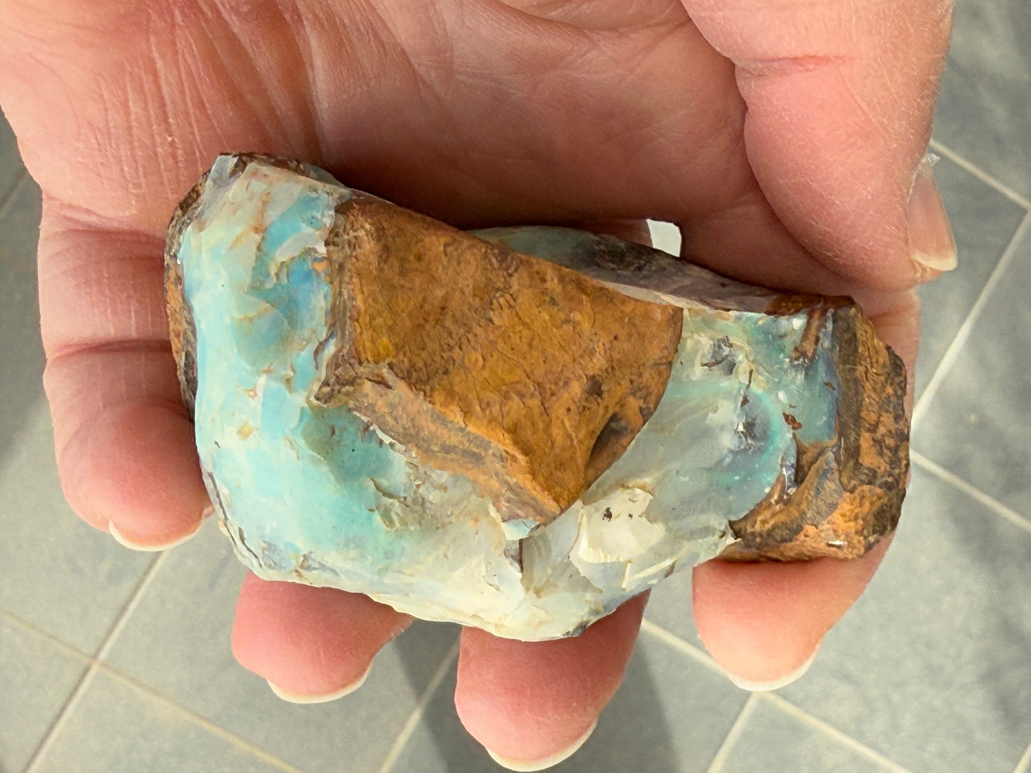 Gemstone Quality. Rough Boulder Opal. 288 Grams