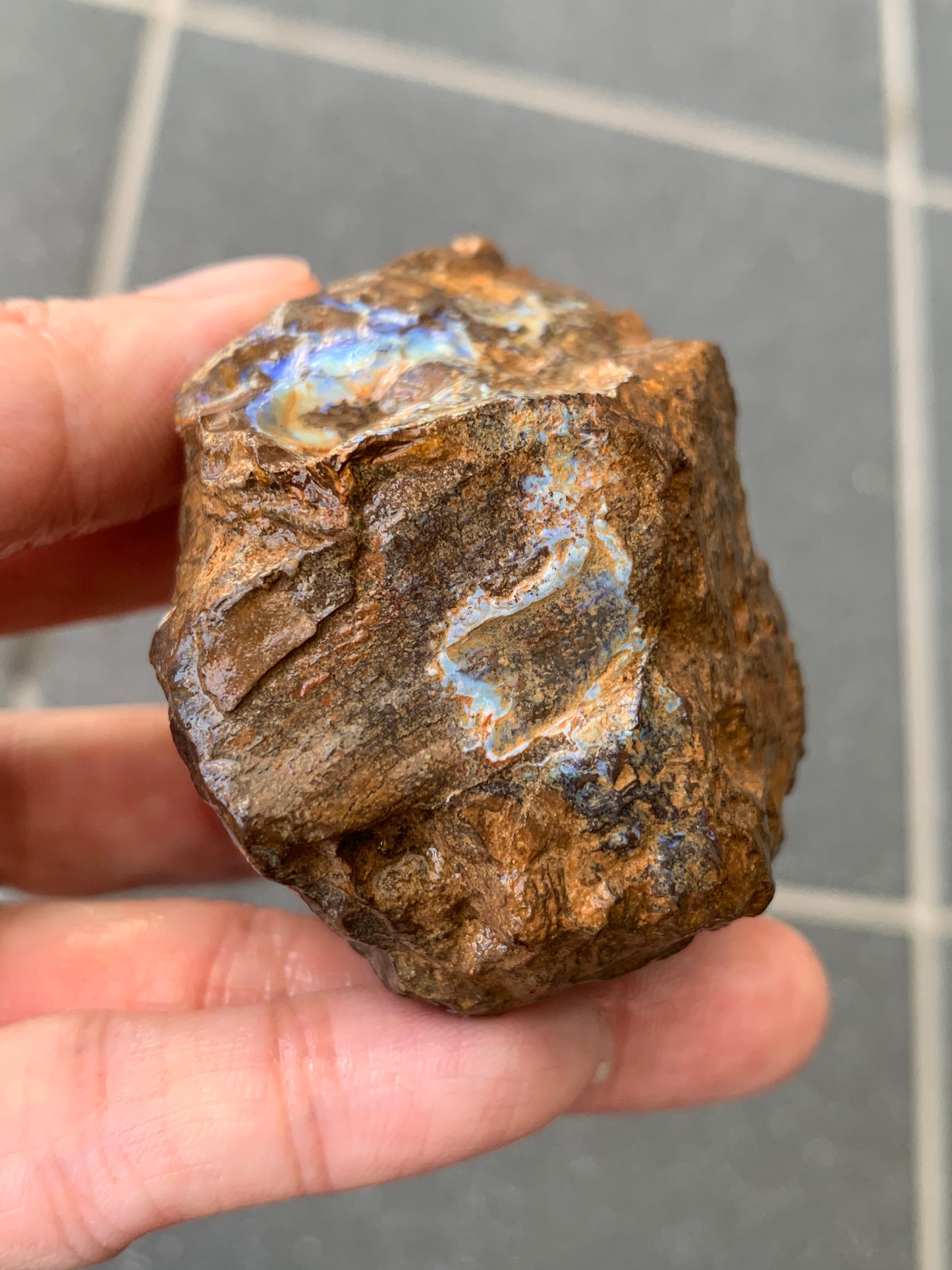 High Density Starter Rock. Rough Boulder Opal Rock. 150 Grams