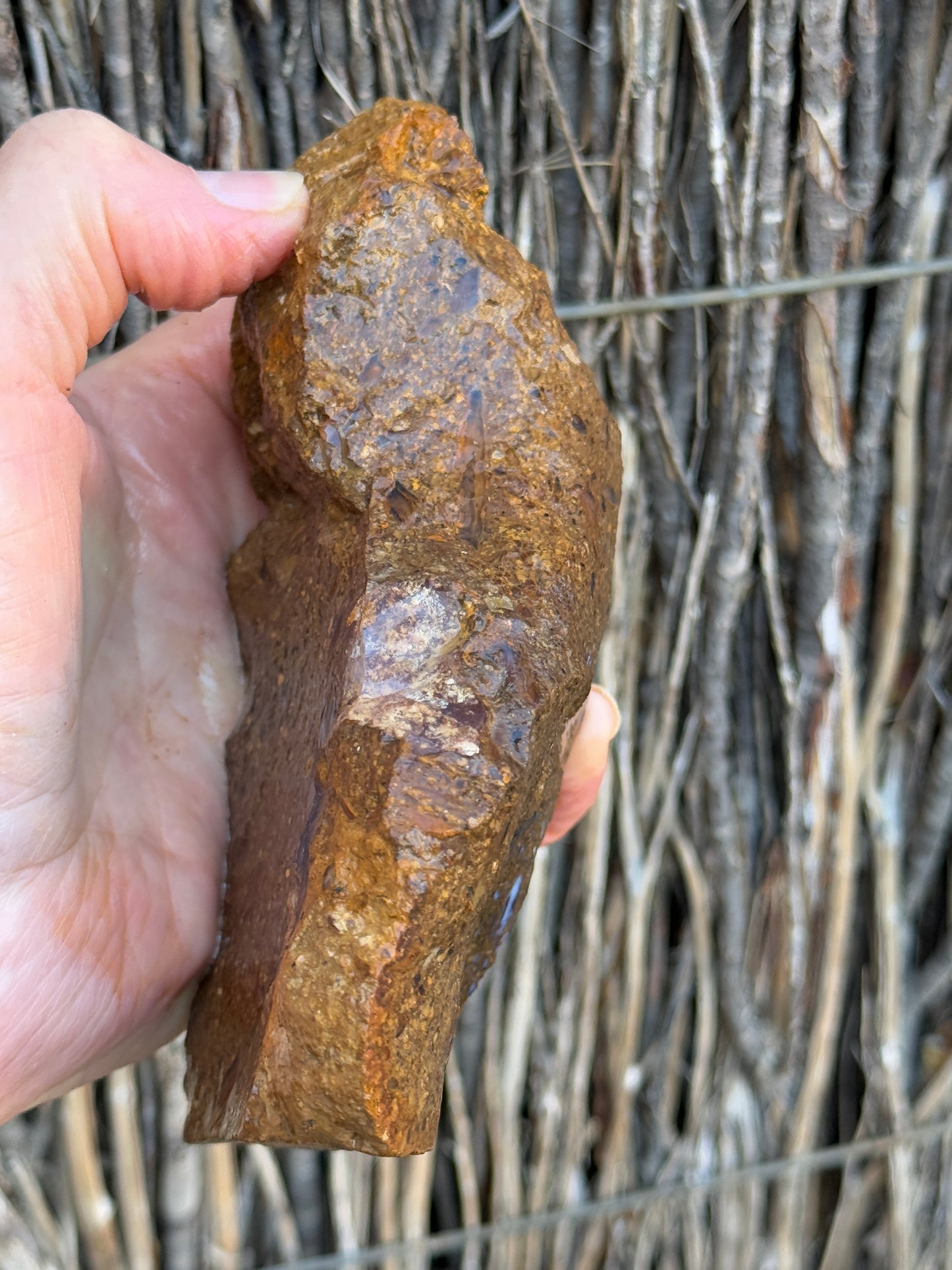 Studded Crystals. Rough Boulder Opal Rock. 617 Grams