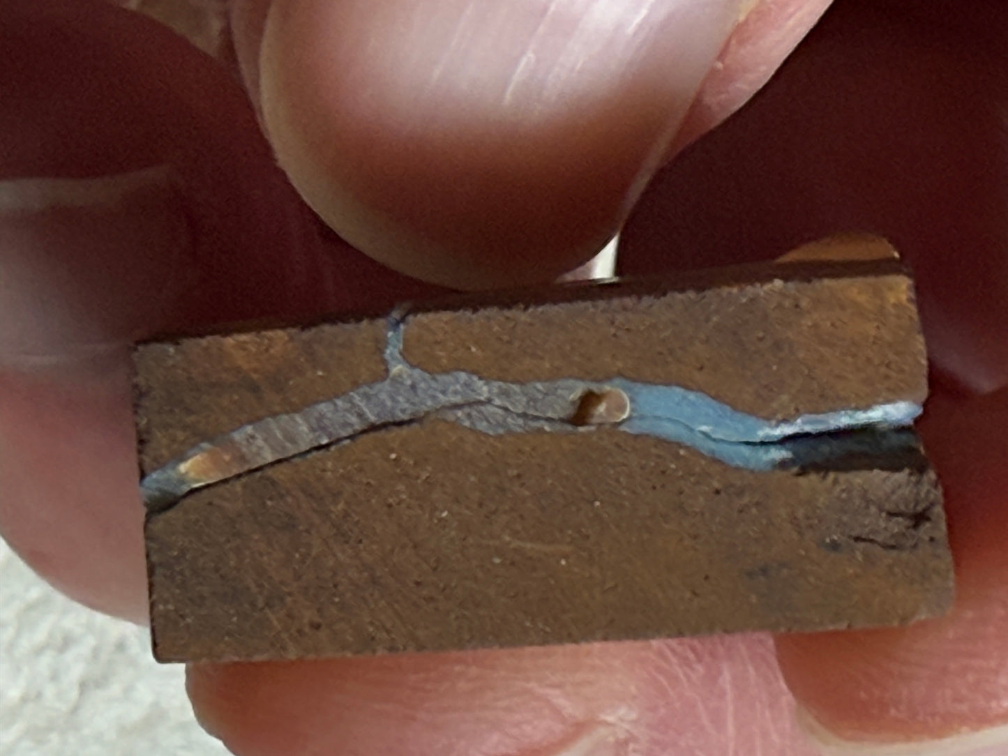 Split Pair Boulder Opal Rubs. 42 Carats