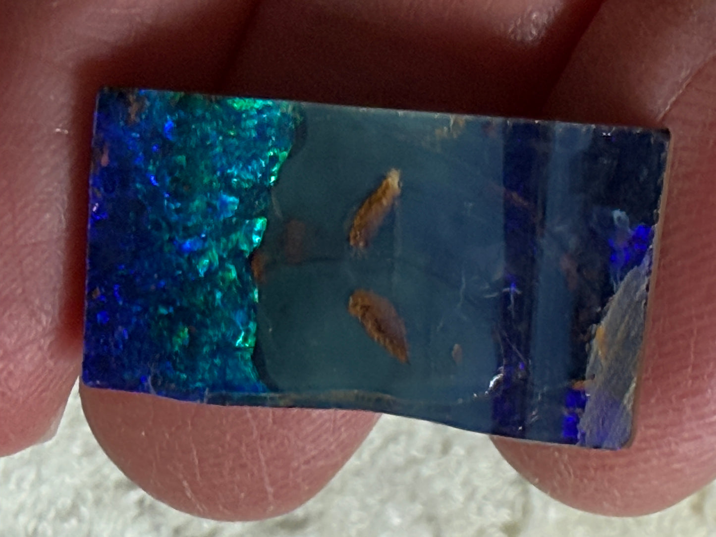 Split Pair Boulder Opal Rubs. 45 Carats
