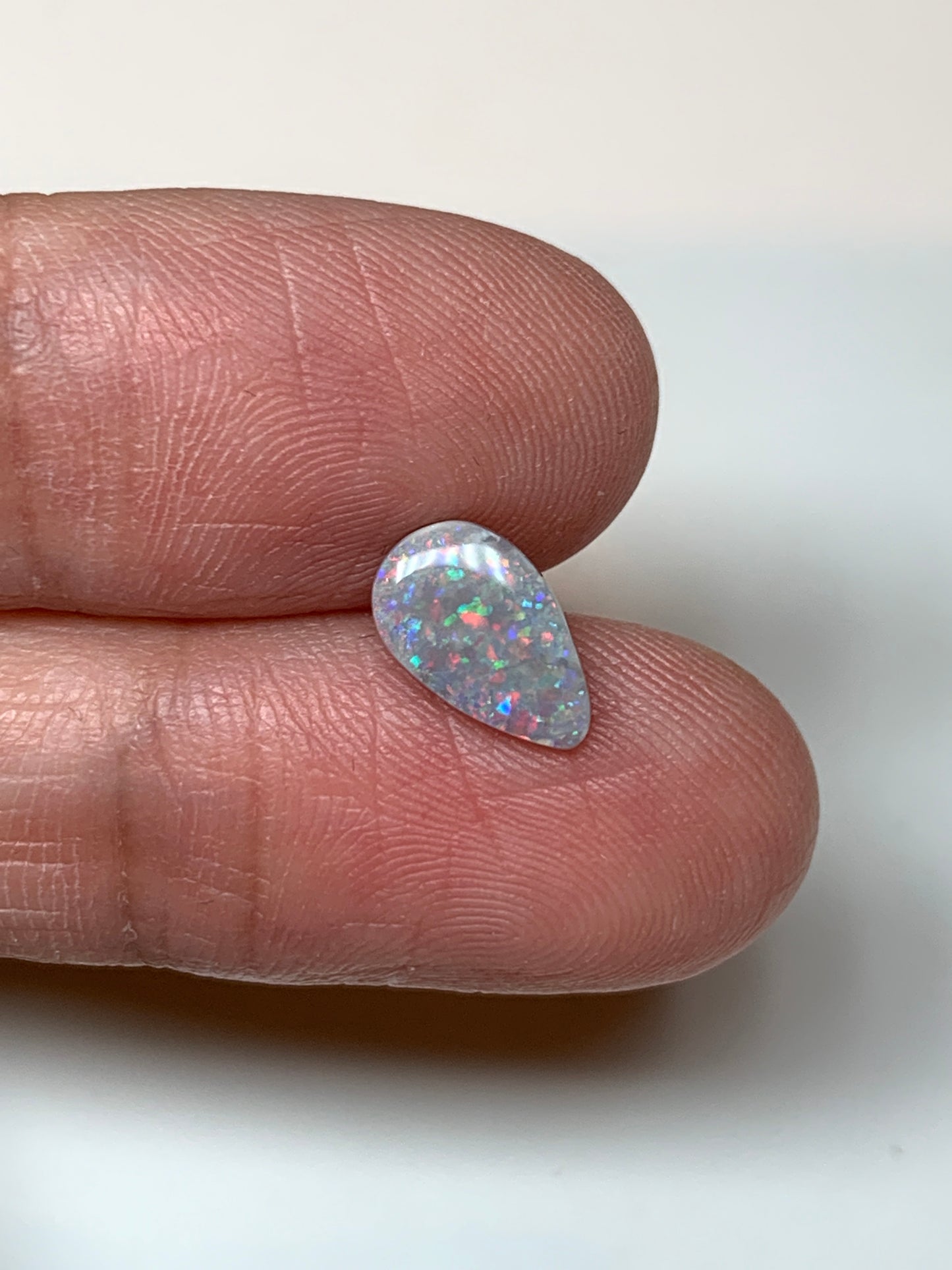 Starry Red. Lightning Ridge Opal. 0.85 Ct
