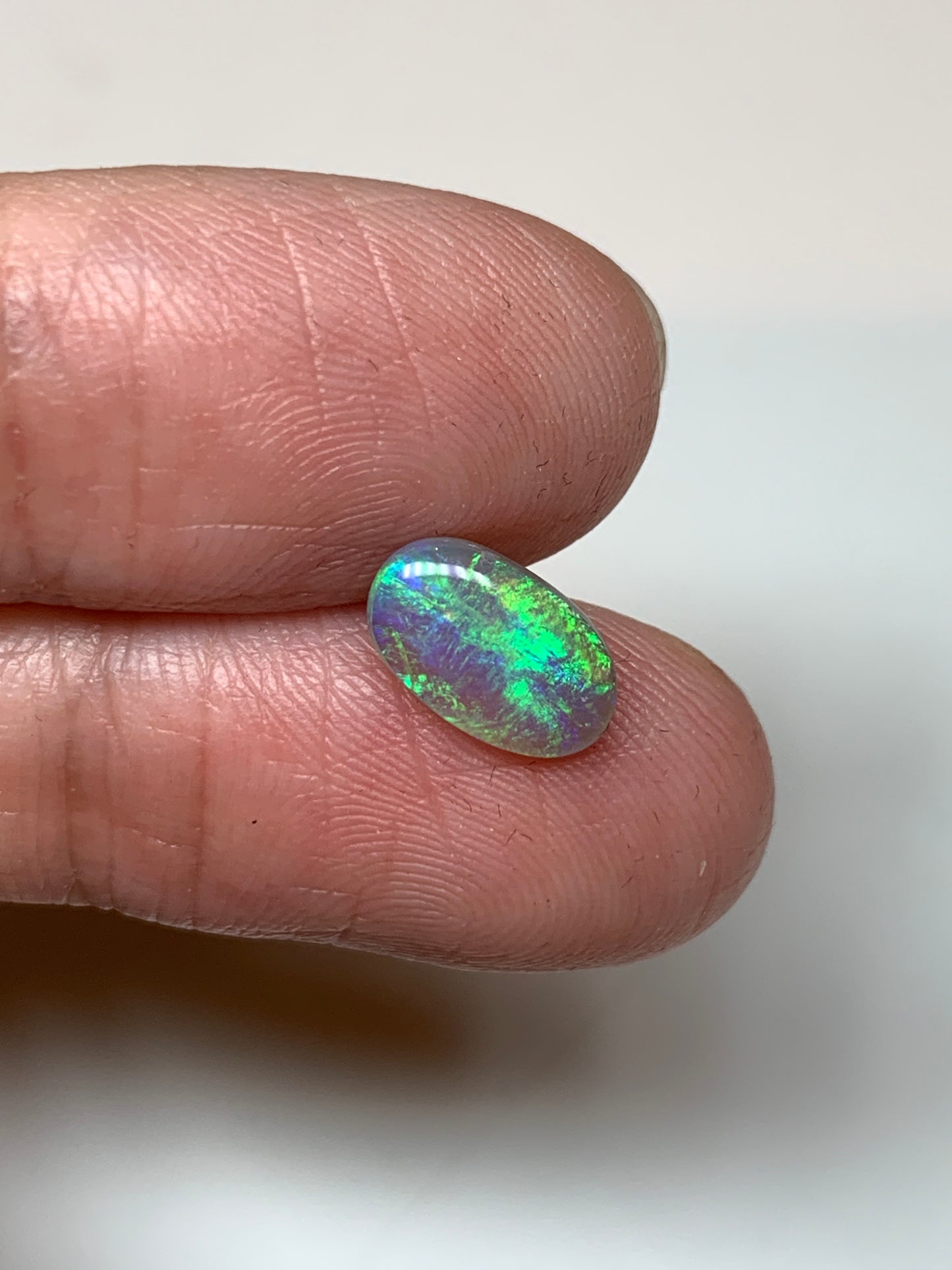 Shimmering Brush Strokes. Lightning Ridge Crystal Opal. 1.00 Ct