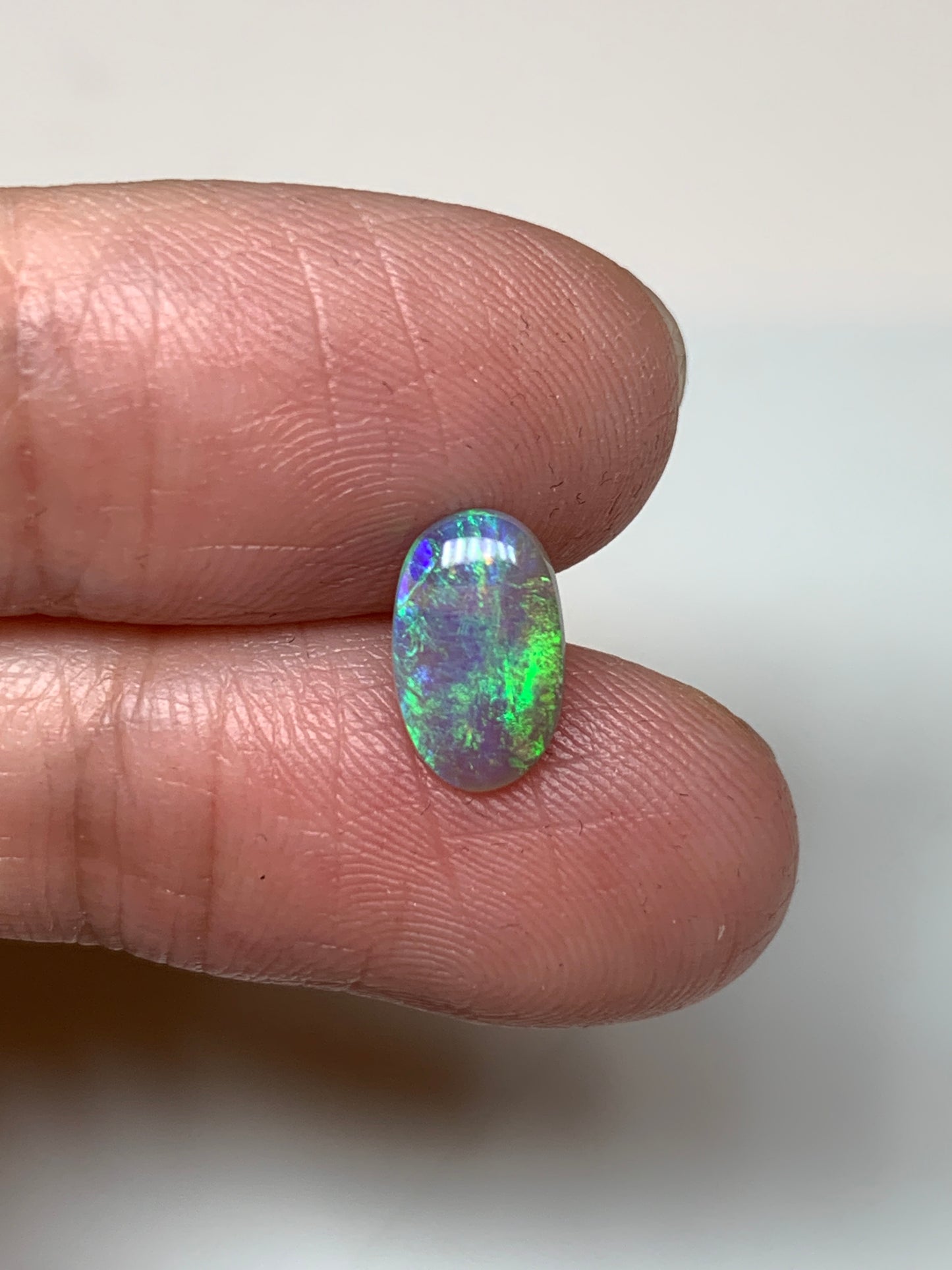 Shimmering Brush Strokes. Lightning Ridge Crystal Opal. 1.00 Ct