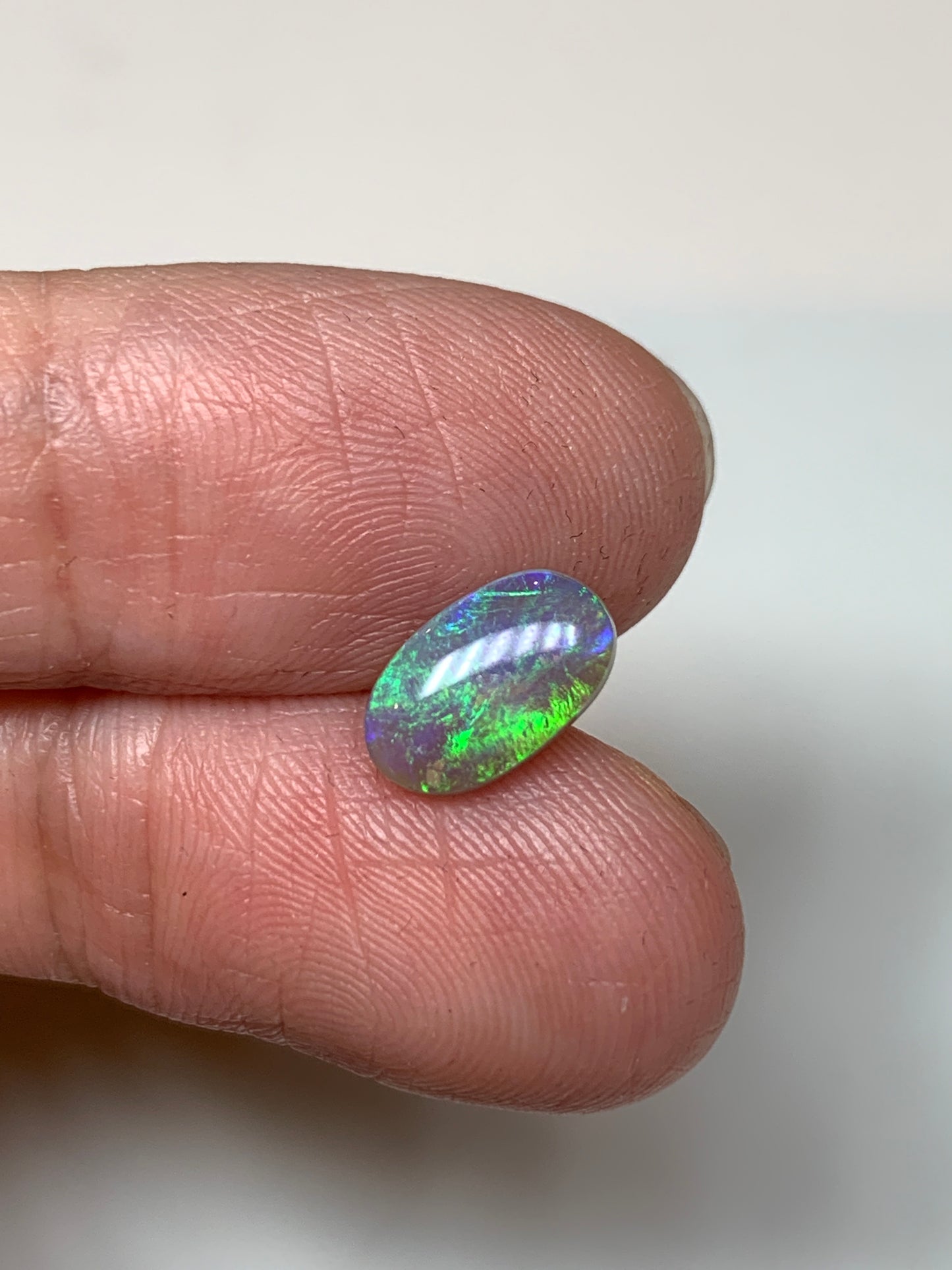 Shimmering Brush Strokes. Lightning Ridge Crystal Opal. 1.00 Ct