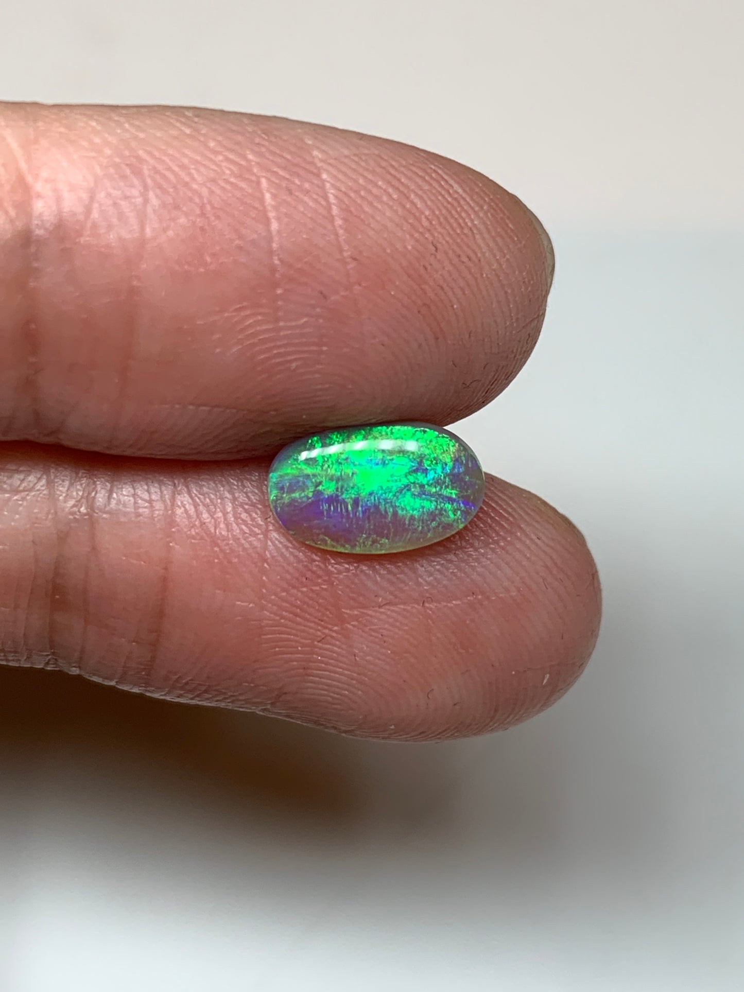 Shimmering Brush Strokes. Lightning Ridge Crystal Opal. 1.00 Ct