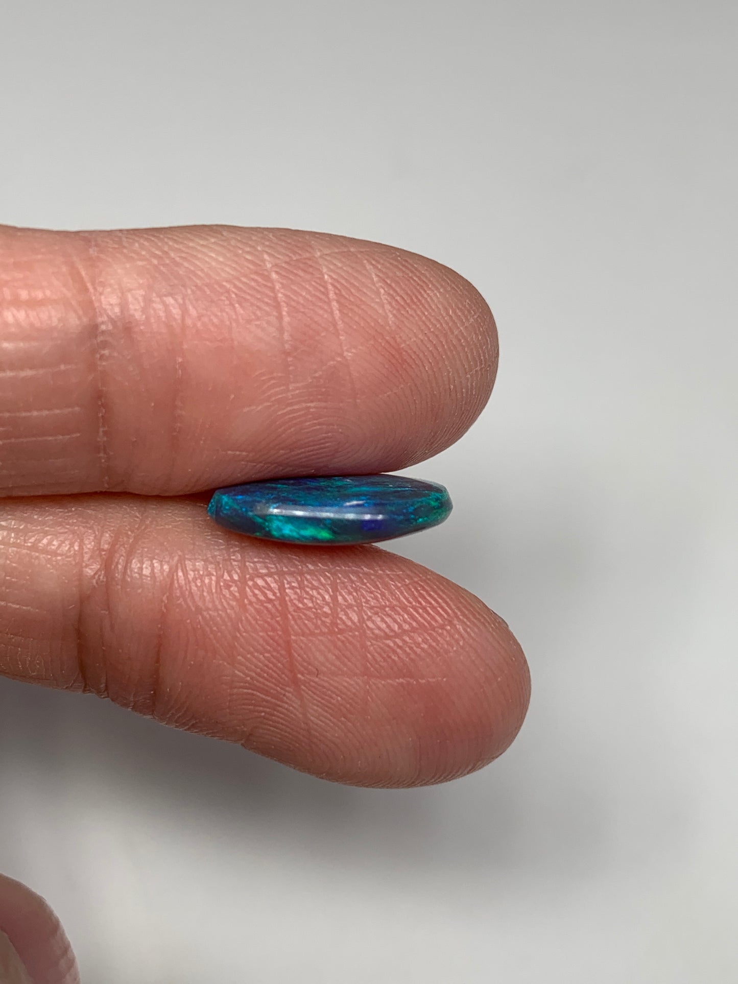 Quality Teardrop. Lightning Ridge Black Crystal Opal. 2.52 Ct