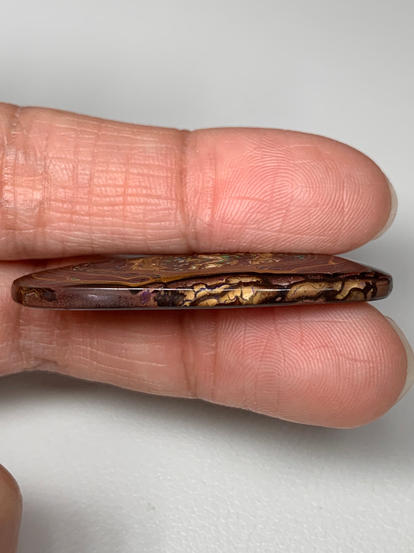 Stunning Pattern. Solid Boulder Opal. 24.92 Ct