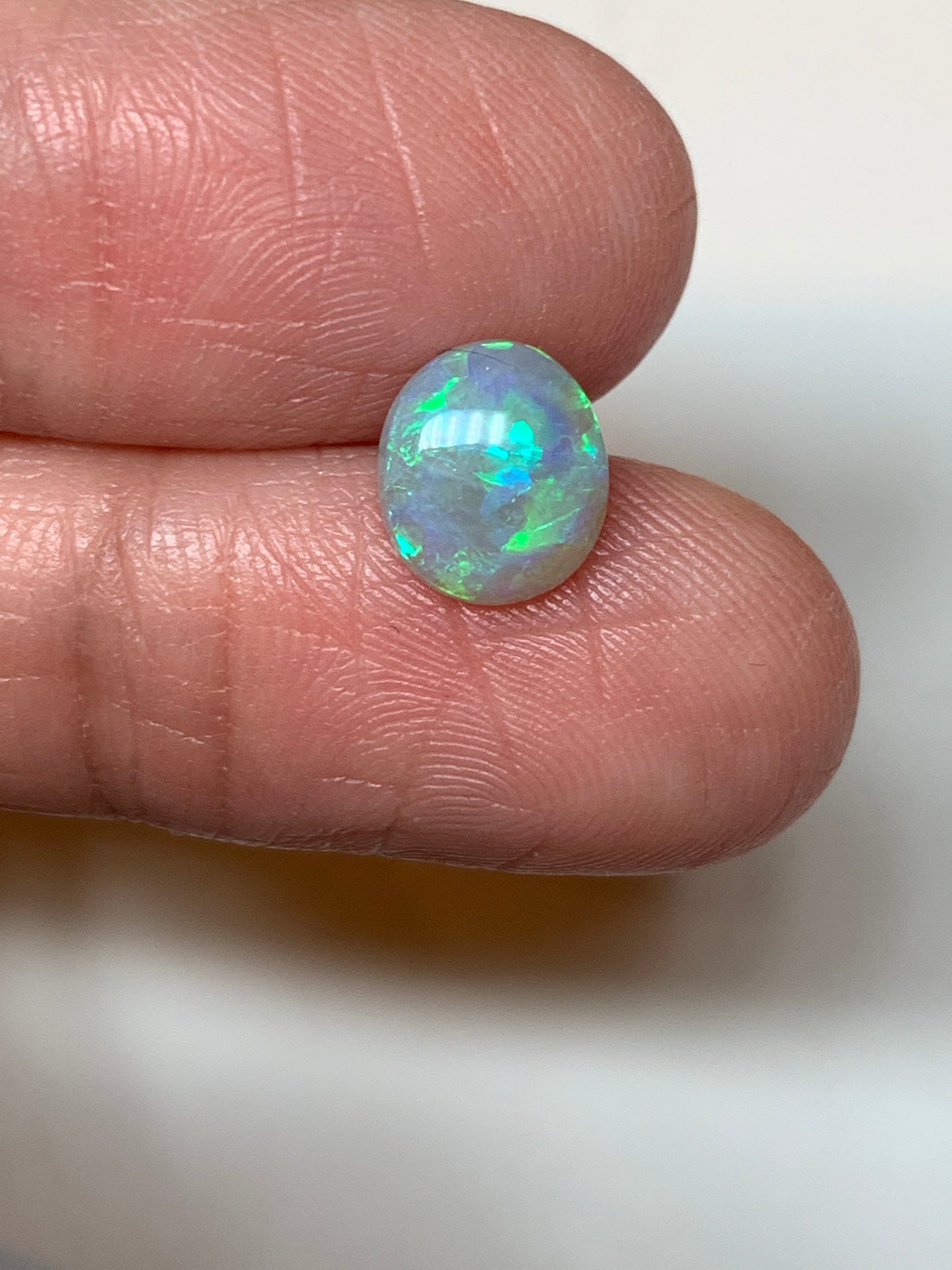 Block Pattern. Lightning Ridge Opal. 1.21 Ct
