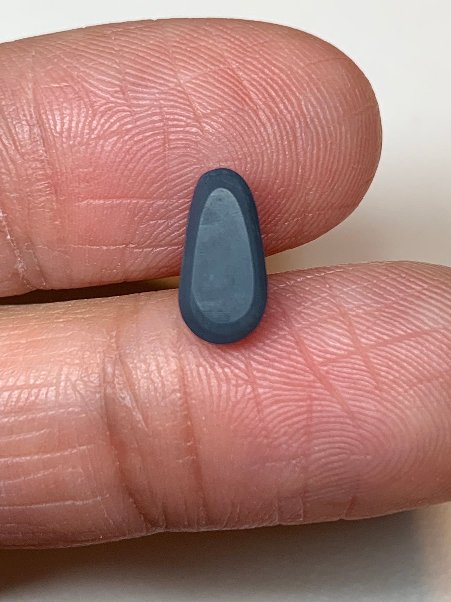 Water Splash. Lightning Ridge Doublet Black Opal. 1.14 Ct