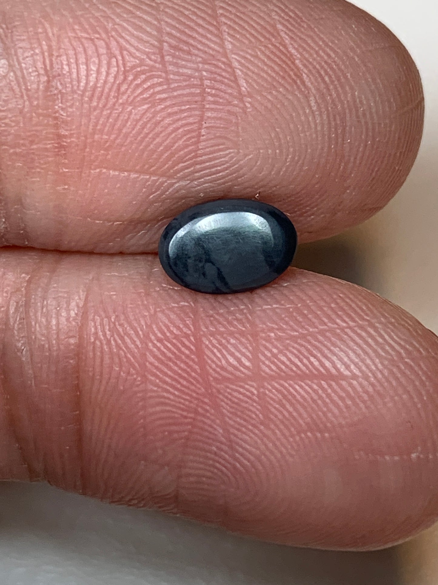 Flower Garden. Lightning Ridge Doublet Black Opal. 0.59 Ct