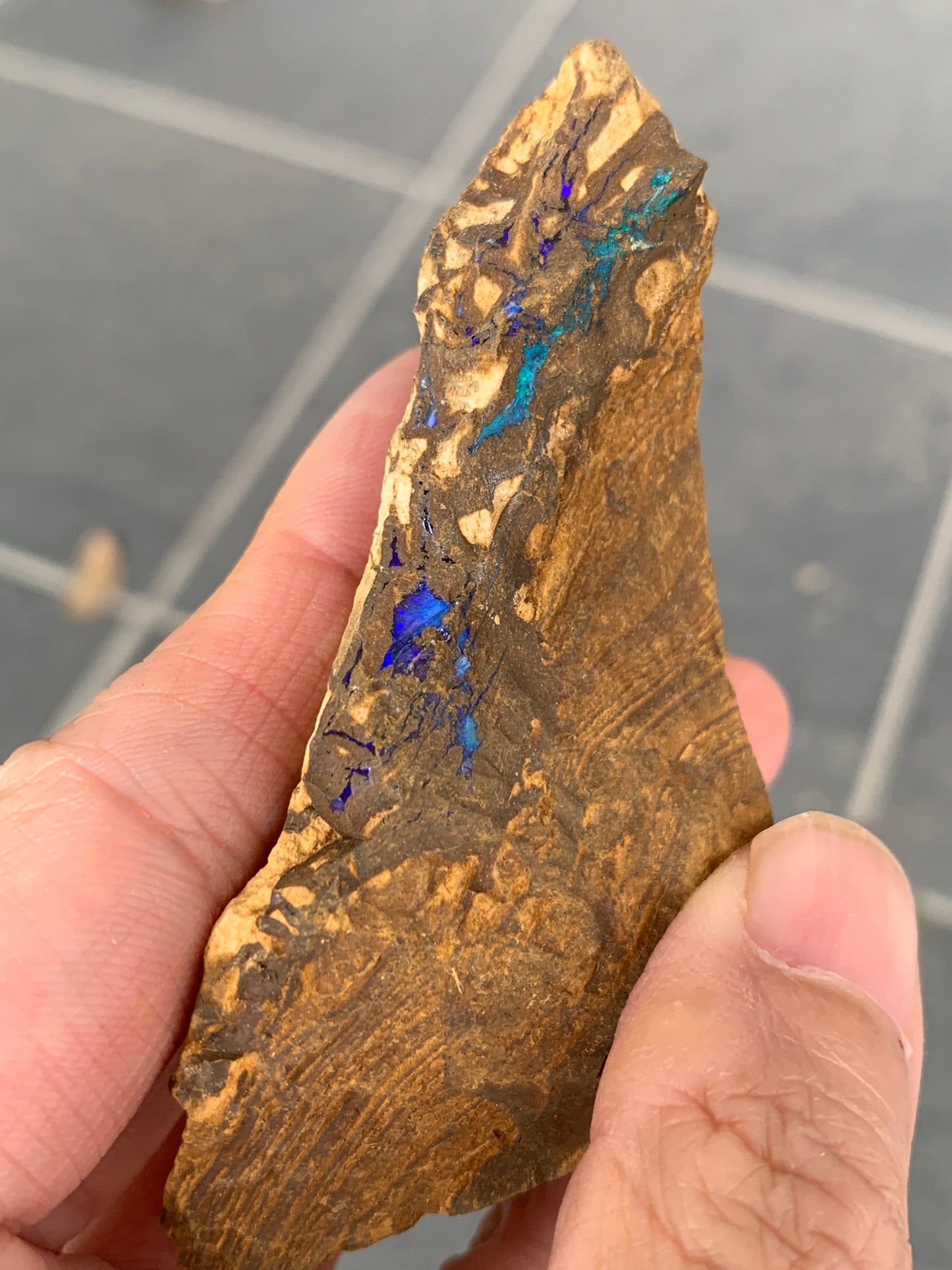 Take Five. Rough Boulder Opal Rocks. 357 Grams.