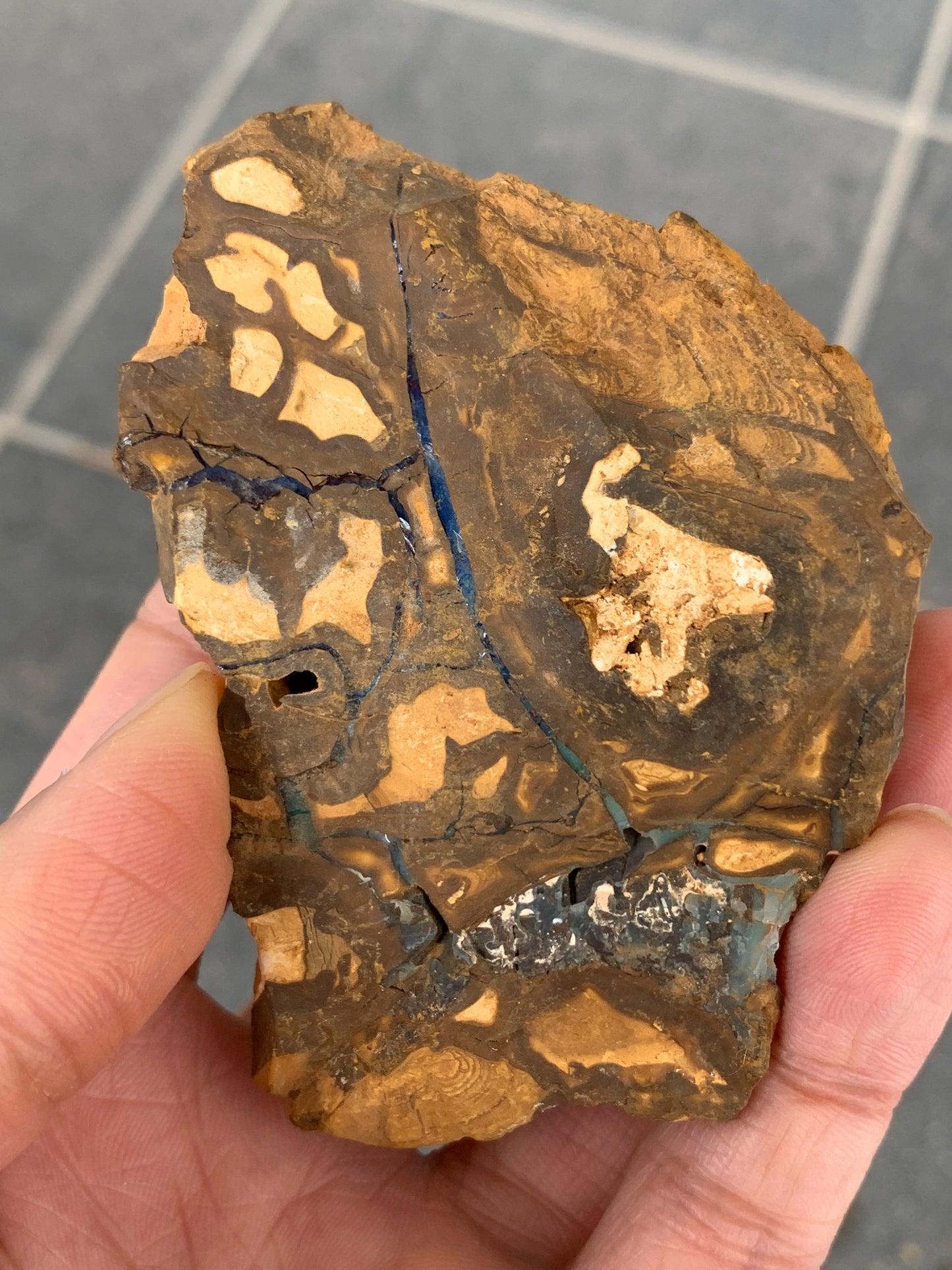 Take Five. Rough Boulder Opal Rocks. 357 Grams.