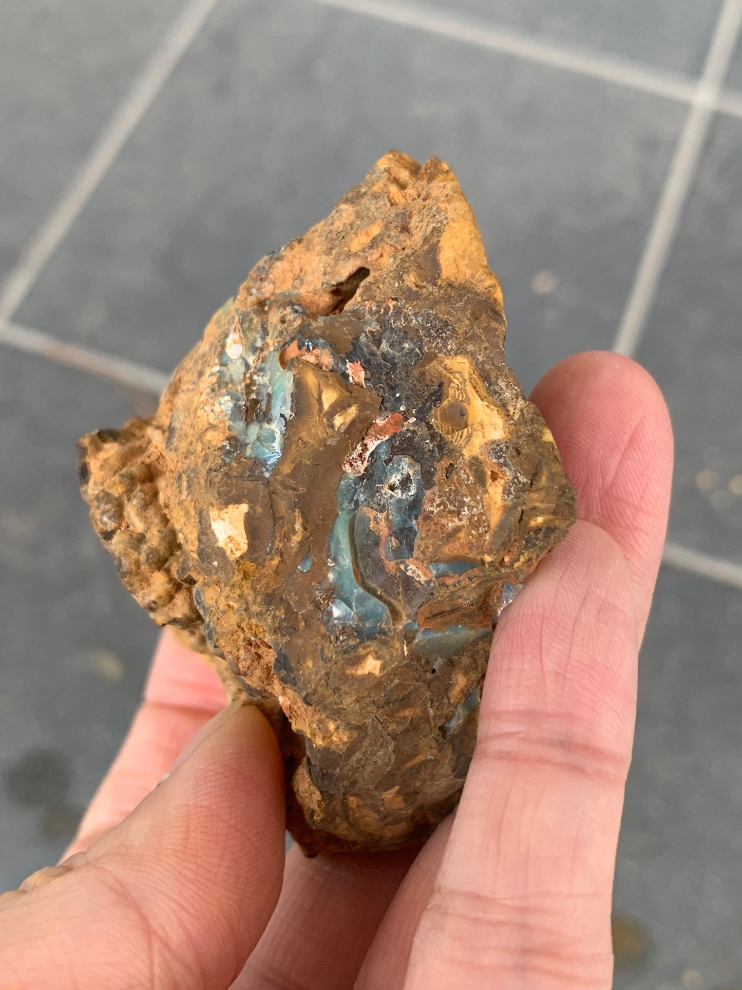 Take Five. Rough Boulder Opal Rocks. 357 Grams.