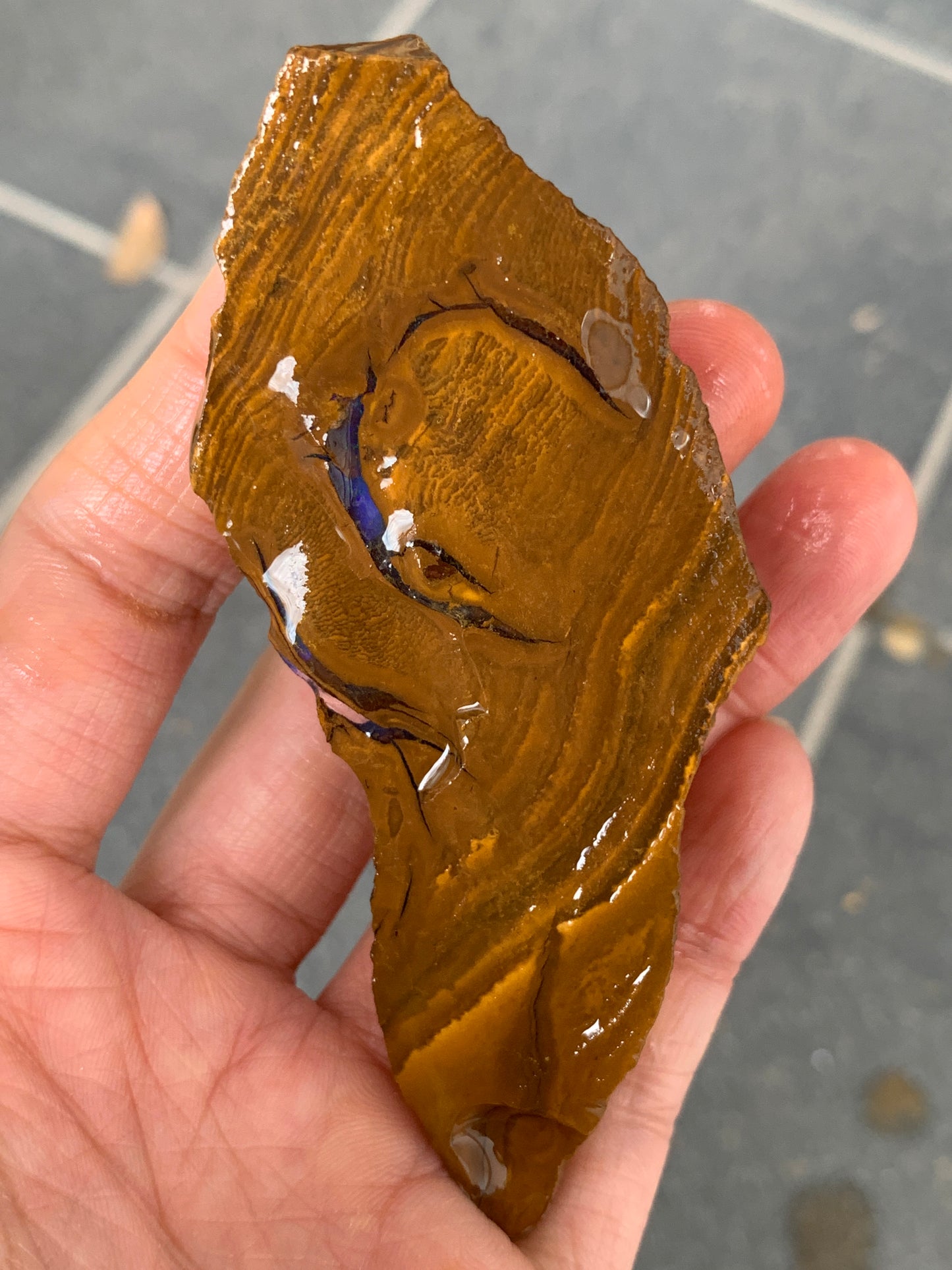 Take Five. Rough Boulder Opal Rocks. 357 Grams.