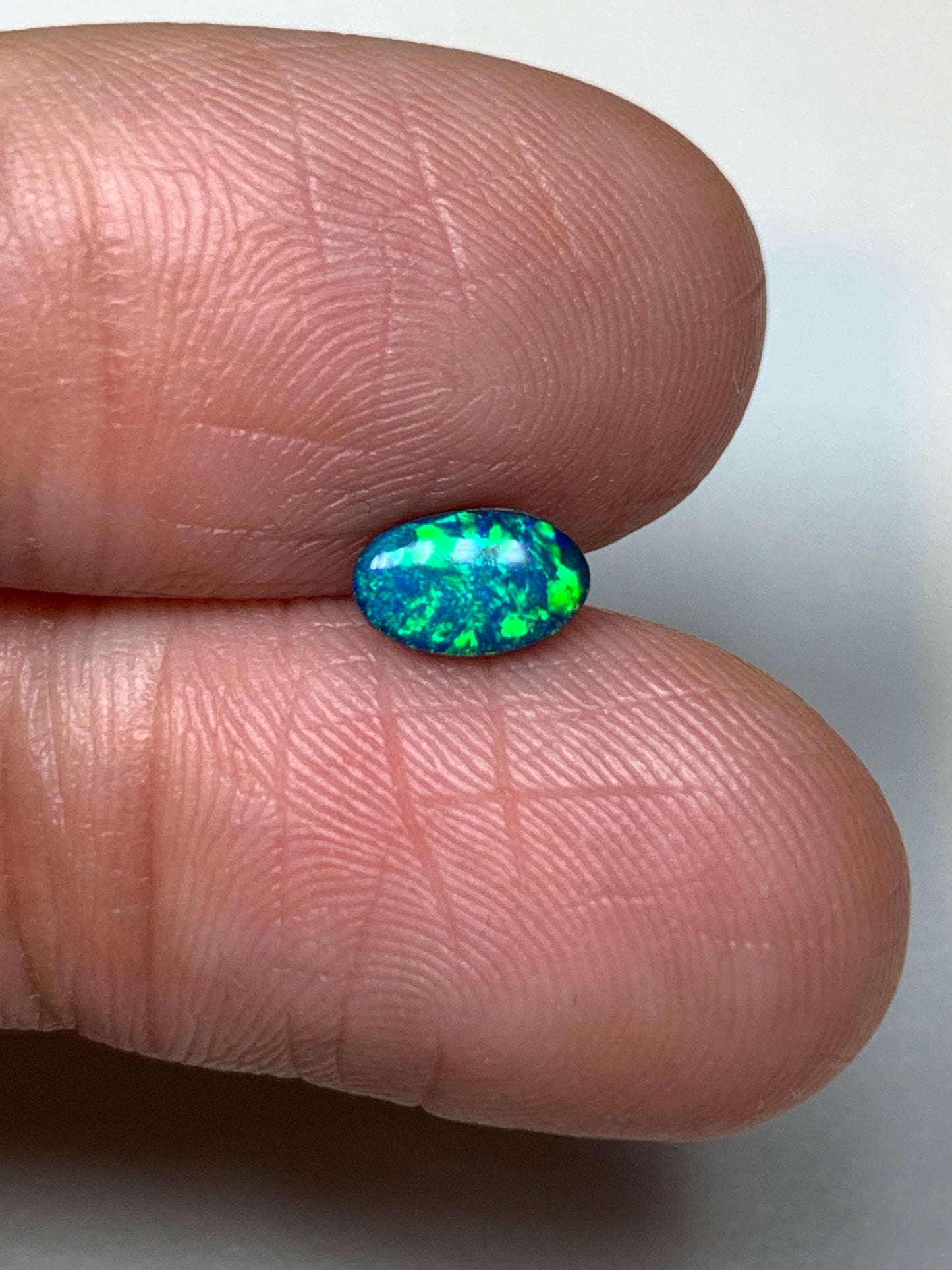 Mix n Match. Lightning Ridge Doublet Black Opal Set. 0.70 Ct