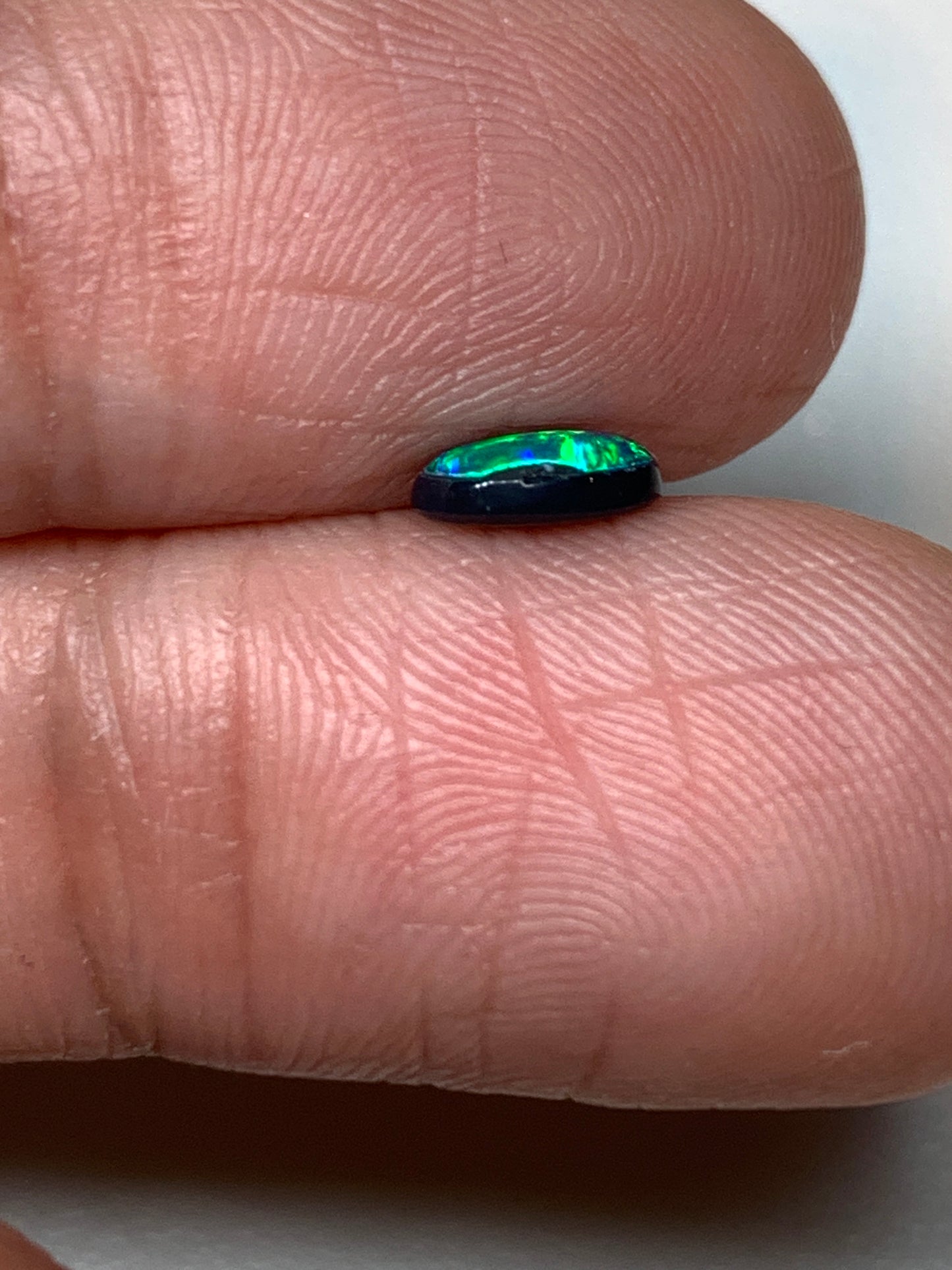 Mix n Match. Lightning Ridge Doublet Black Opal Set. 0.70 Ct