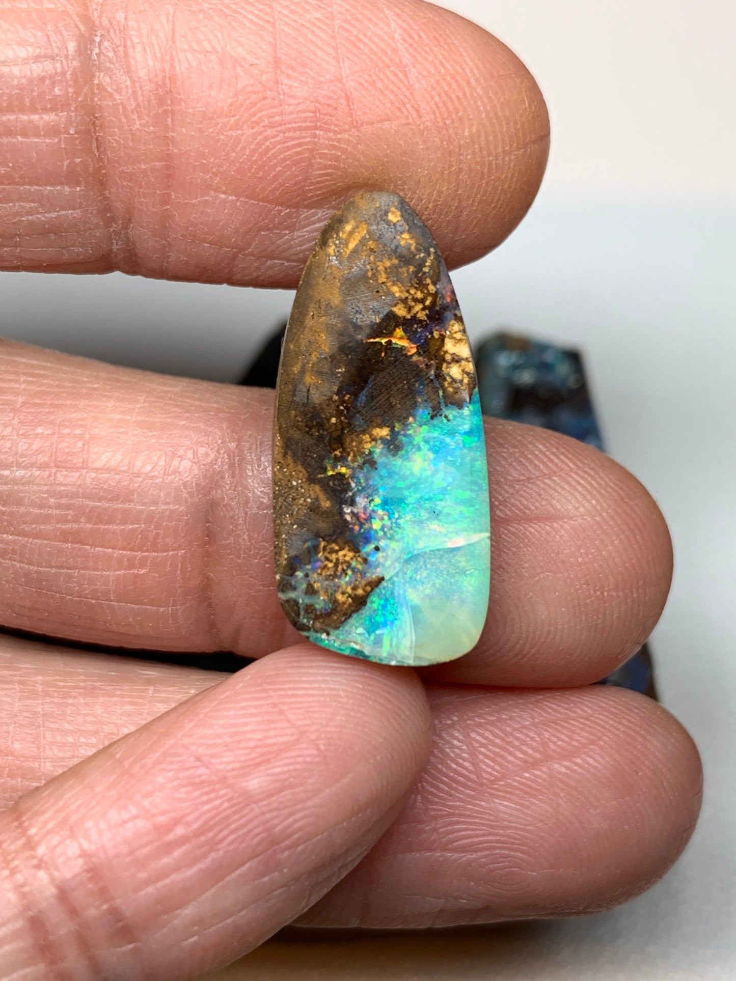 Parcel of 20. Boulder Opal Rough Splits.