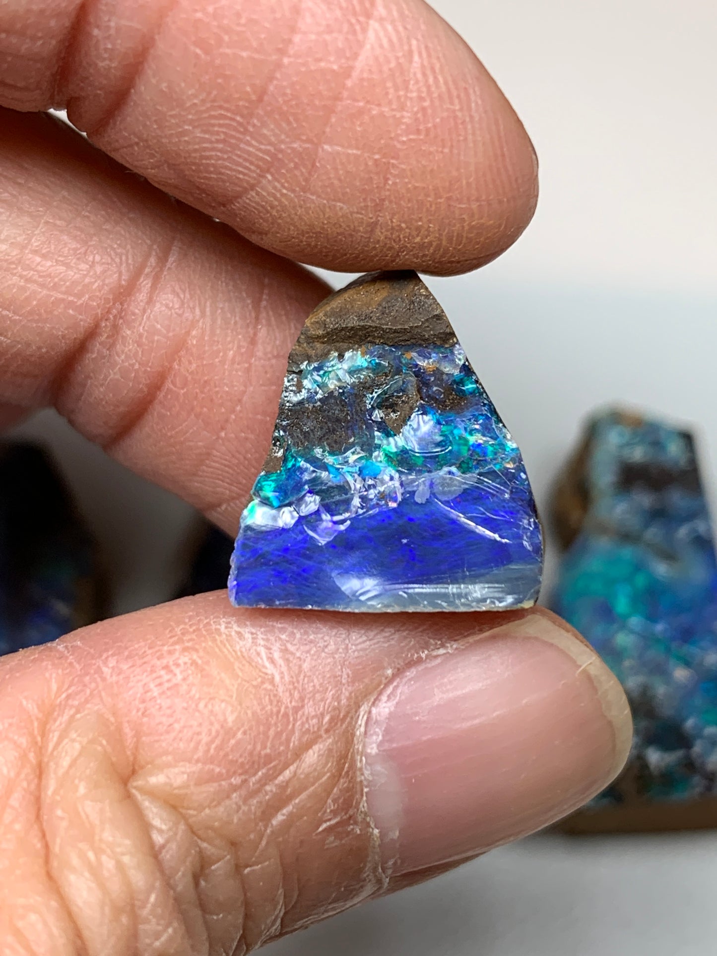 Parcel of 20. Boulder Opal Rough Splits.
