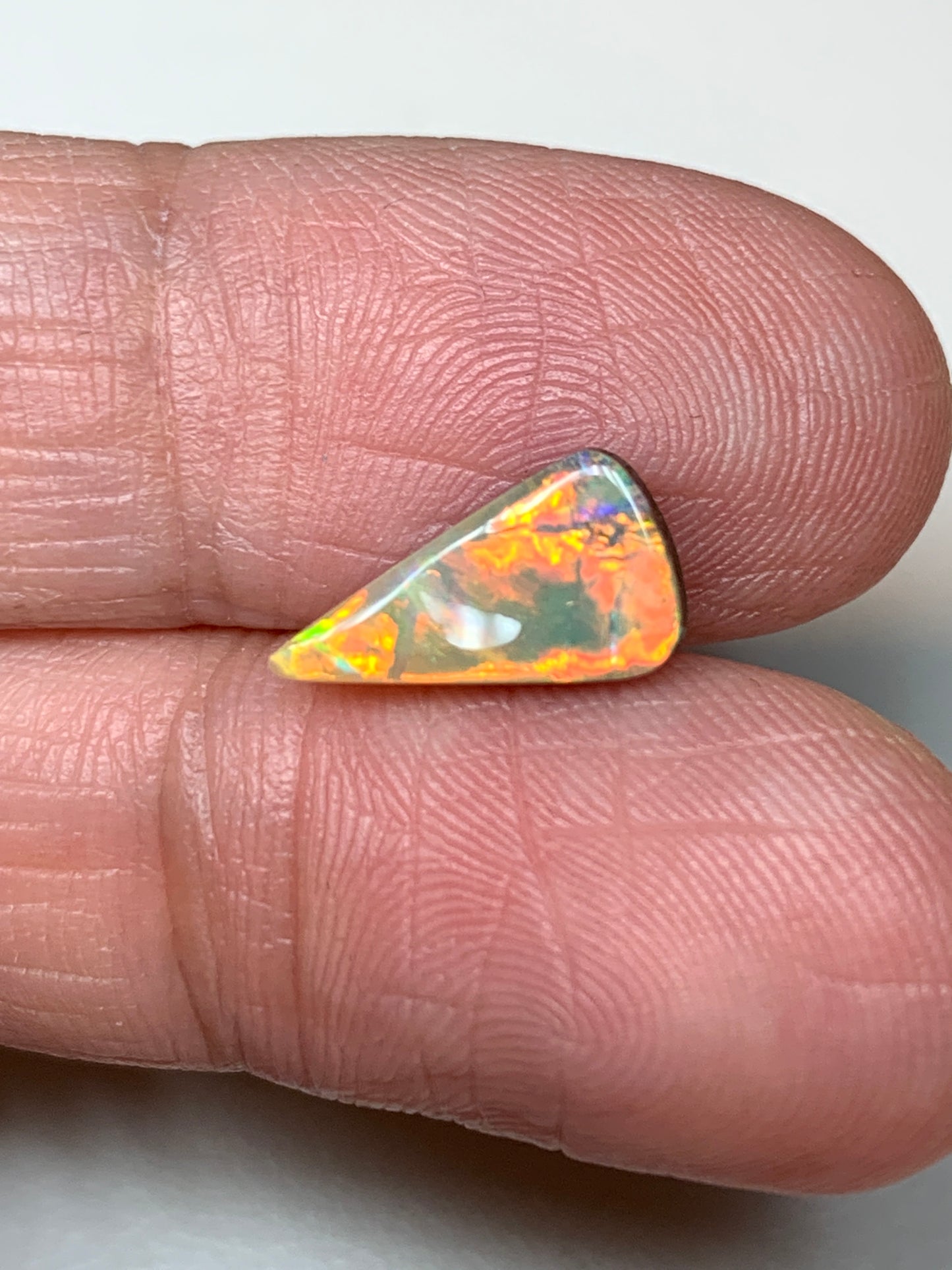 Golden Triangle. Solid Boulder Opal. 1.45 Ct