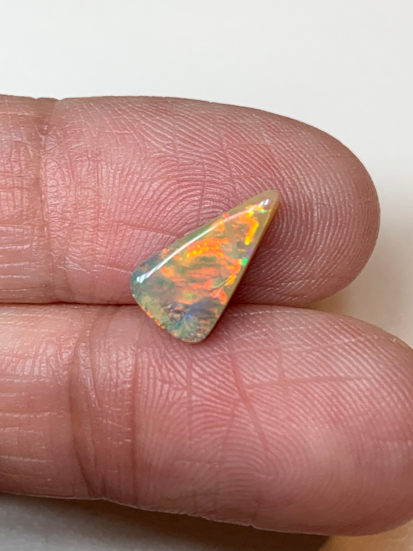 Golden Triangle. Solid Boulder Opal. 1.45 Ct