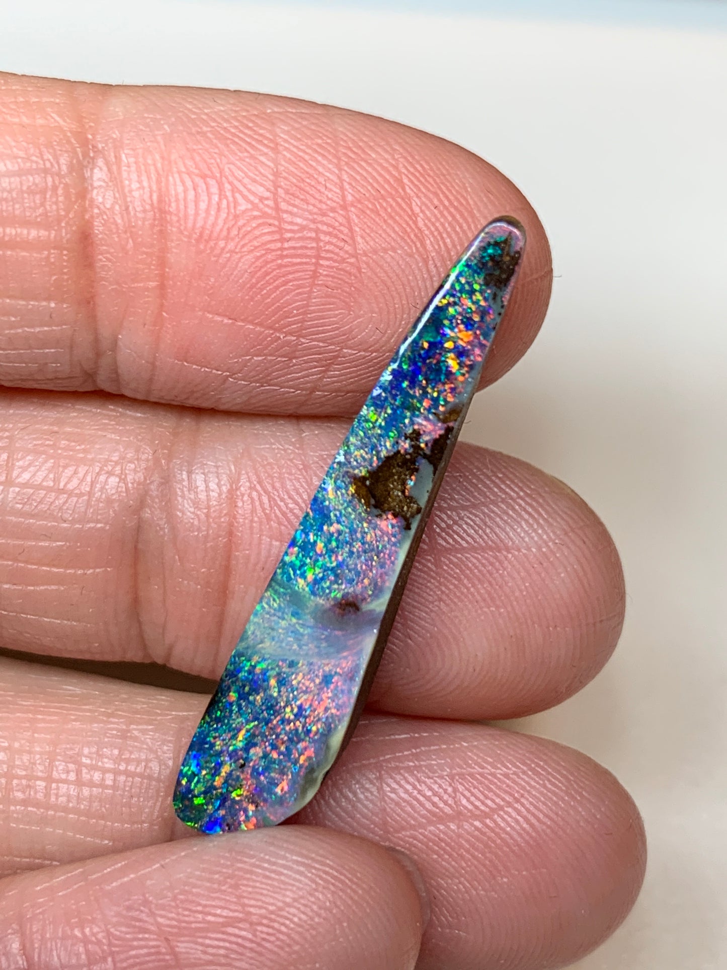 Star Clusters. Solid Boulder Opal. 8.30 Ct