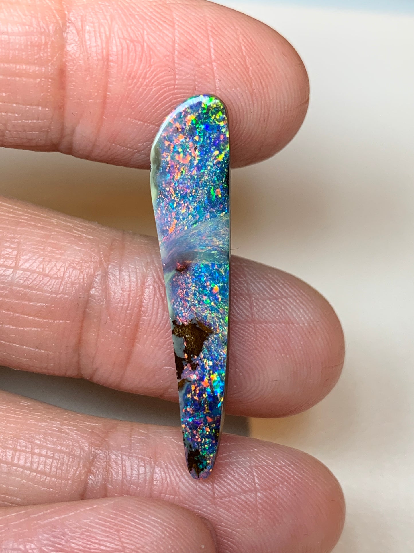 Star Clusters. Solid Boulder Opal. 8.30 Ct