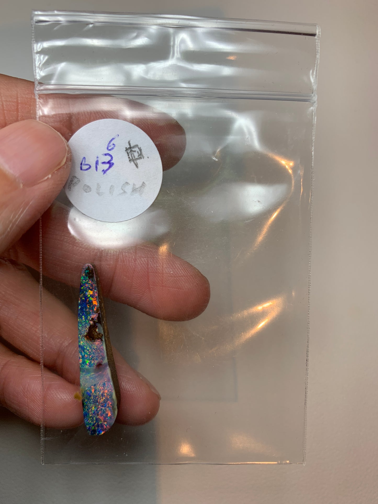 Star Clusters. Solid Boulder Opal. 8.30 Ct