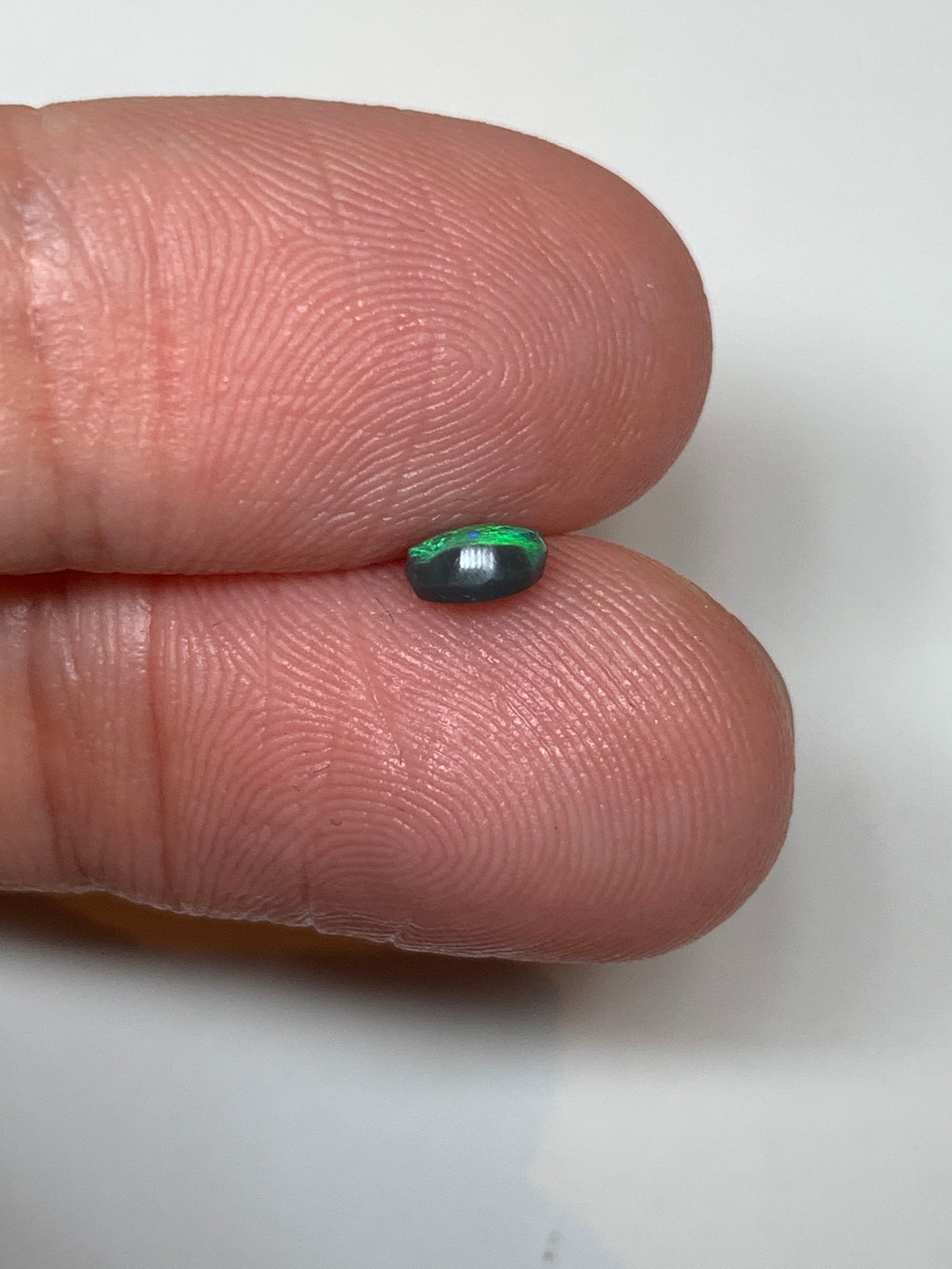 High Brilliance. Lightning Ridge Black Opal Pair. 0.62 Ct