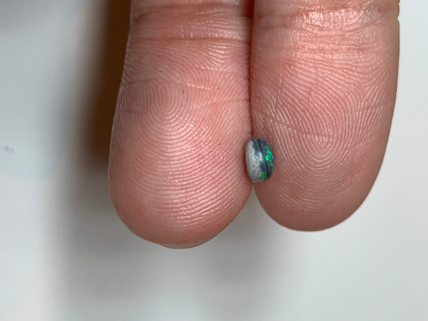 High Brilliance. Lightning Ridge Black Opal Pair. 0.62 Ct