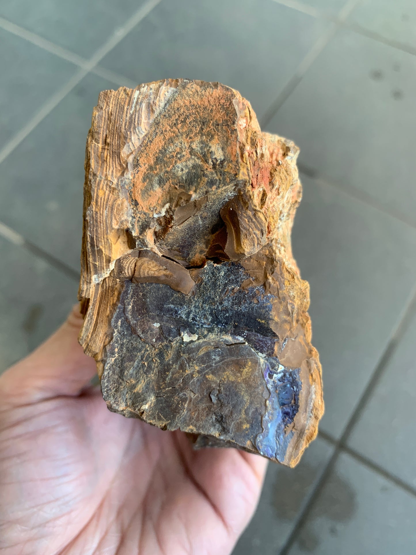 Rugged Starter Rock. Rough Boulder Opal. 506 Grams