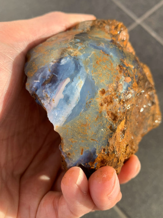 Starter Rock. Rough Boulder Opal Rock. 463 Grams.