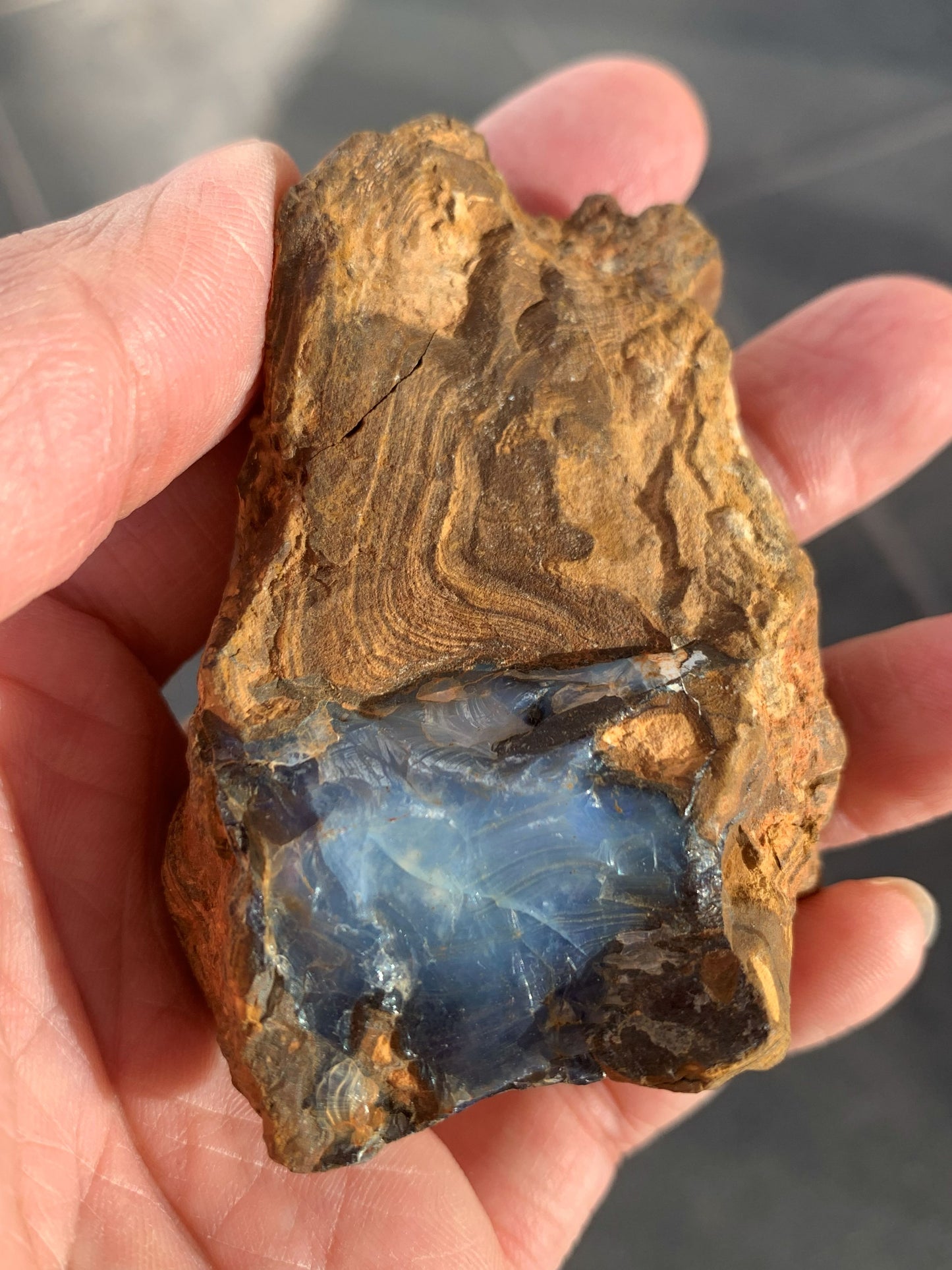 Starter Rock. Rough Boulder Opal Rock. 87 Grams.