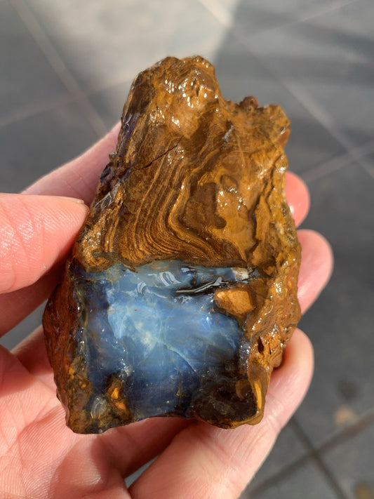Starter Rock. Rough Boulder Opal Rock. 87 Grams.