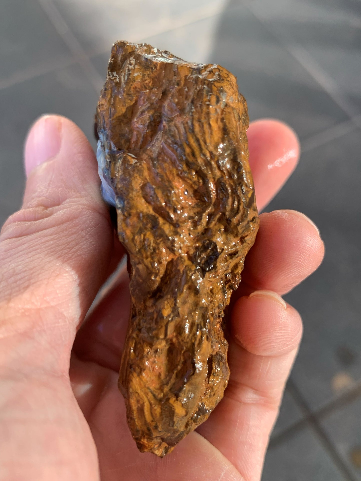 Starter Rock. Rough Boulder Opal Rock. 87 Grams.