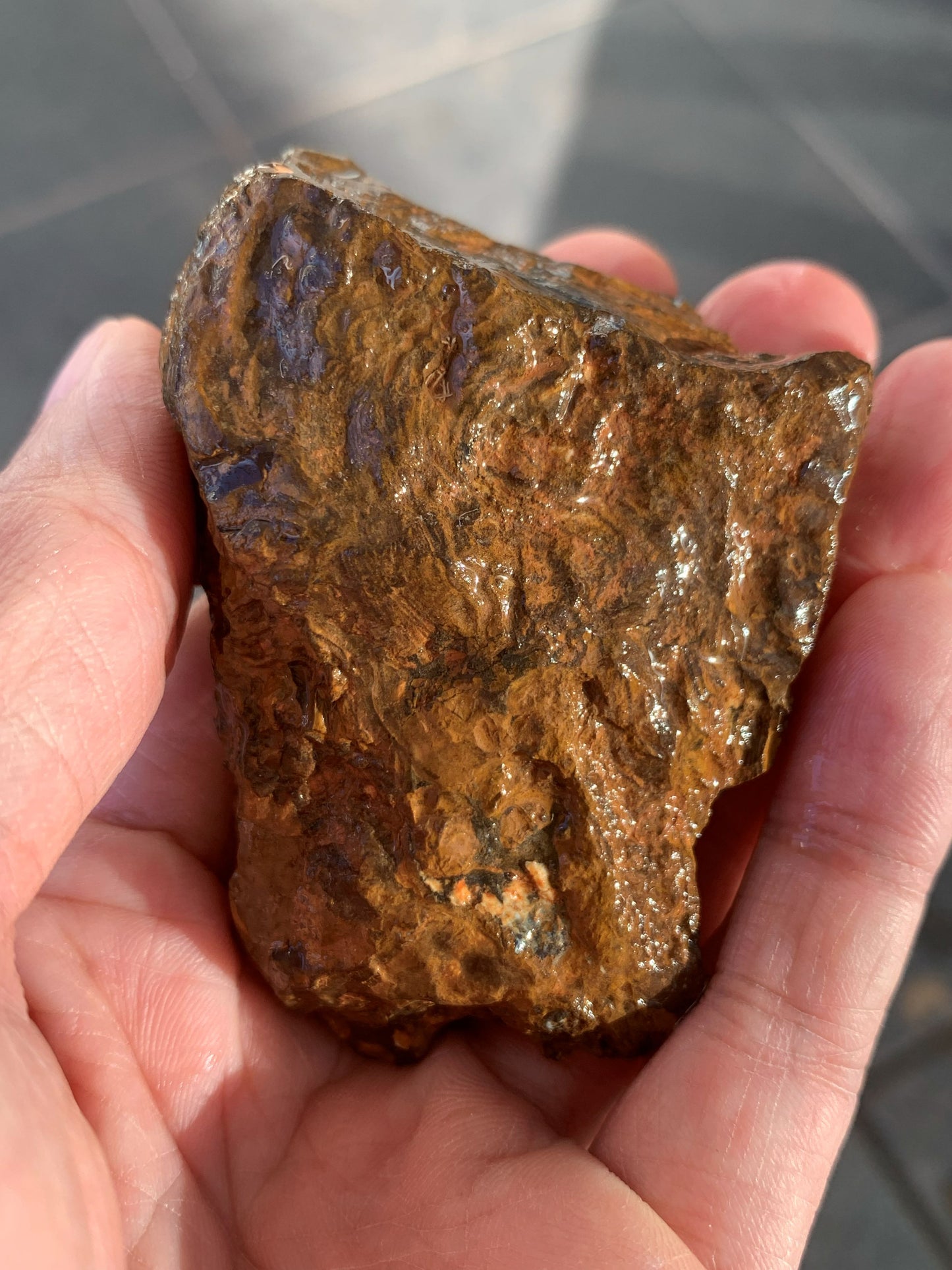 Starter Rock. Rough Boulder Opal Rock. 87 Grams.