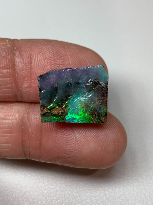 Boulder Opal Natural Single Split. 10.80 Carats