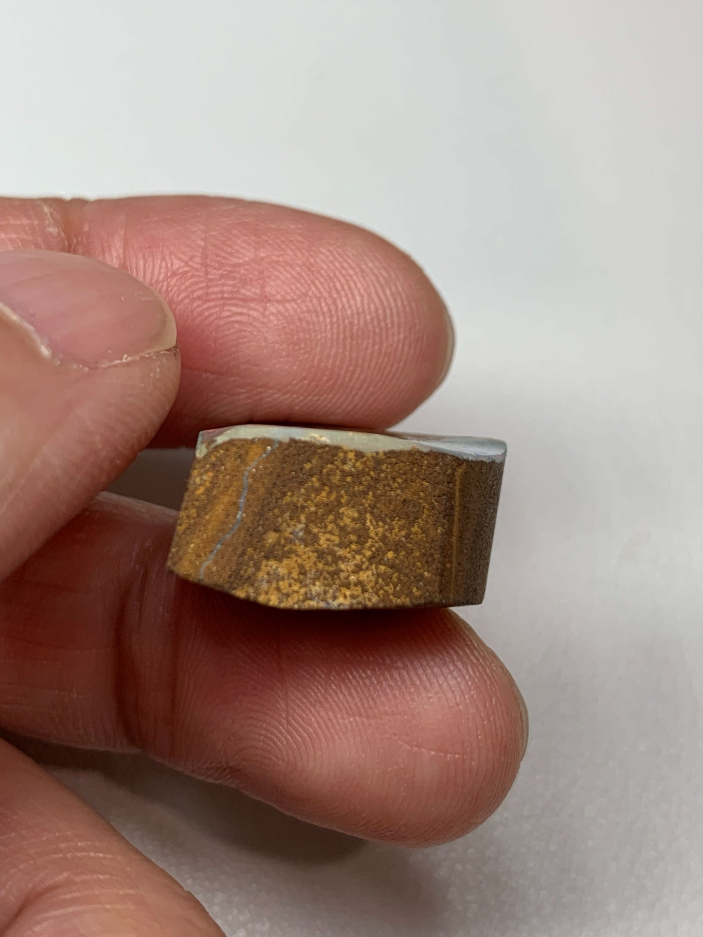 Boulder Opal Single Split Rub. 27.60 Carats
