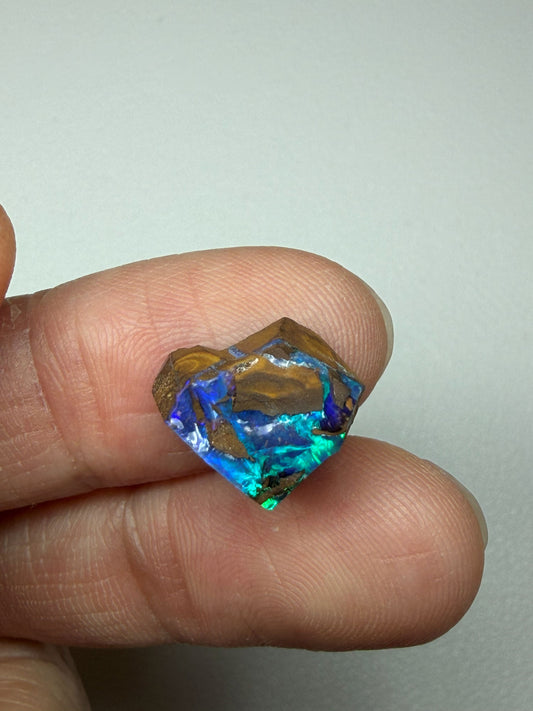 Gem Boulder Opal Natural Single Split. 7.85 Ct