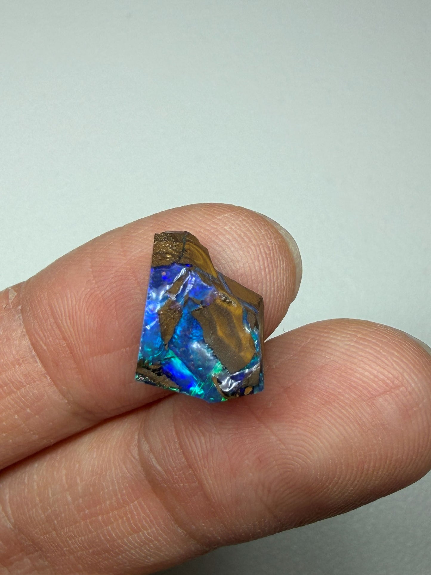 Gem Boulder Opal Natural Single Split. 7.85 Ct