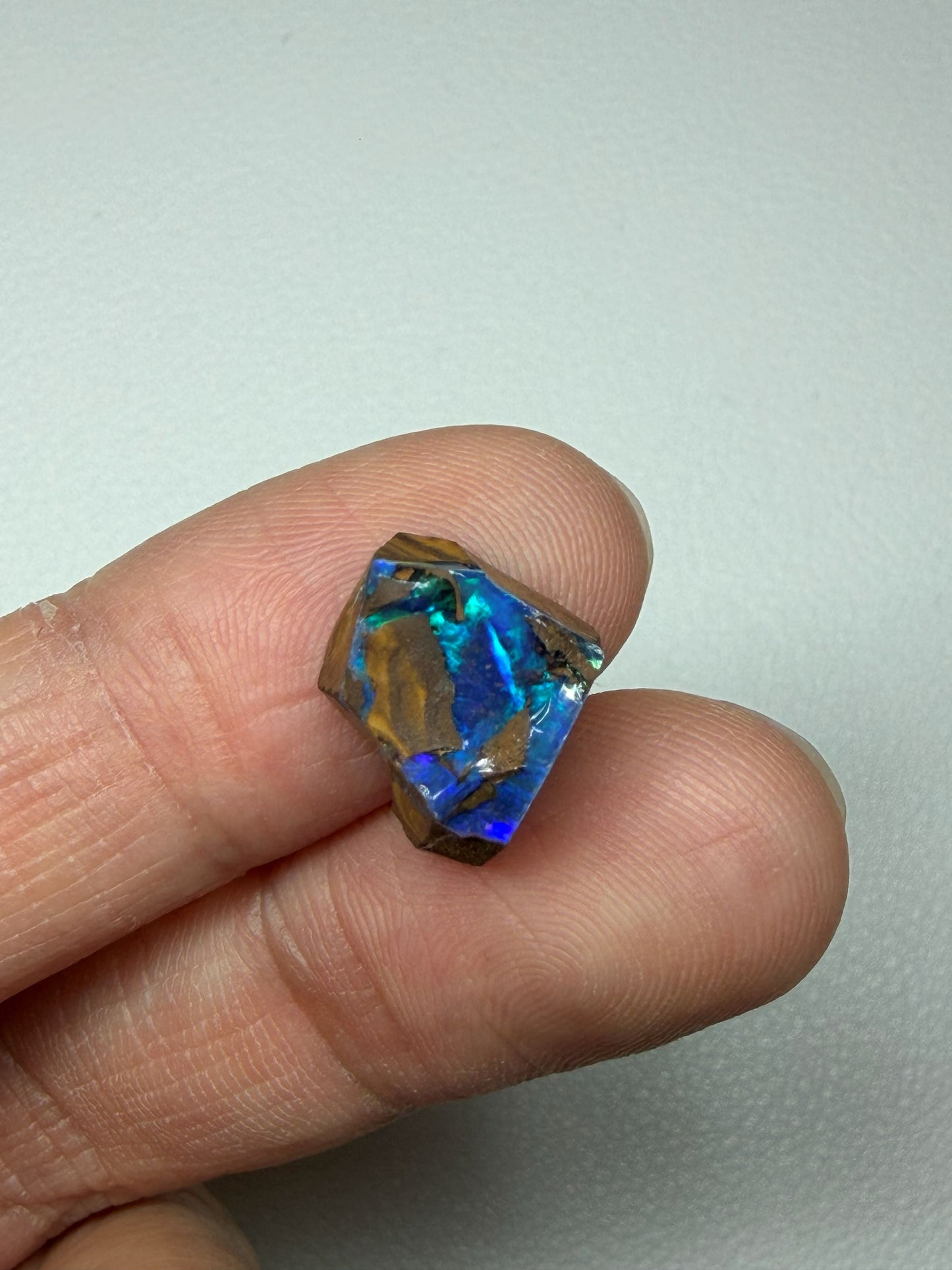Gem Boulder Opal Natural Single Split. 7.85 Ct