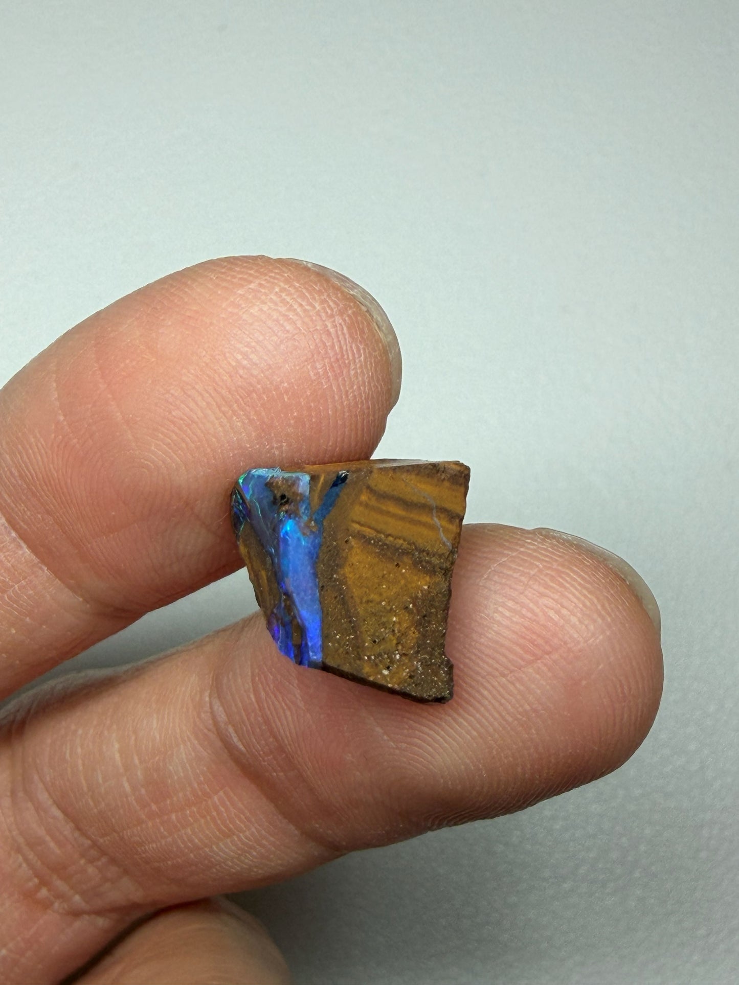 Gem Boulder Opal Natural Single Split. 7.85 Ct