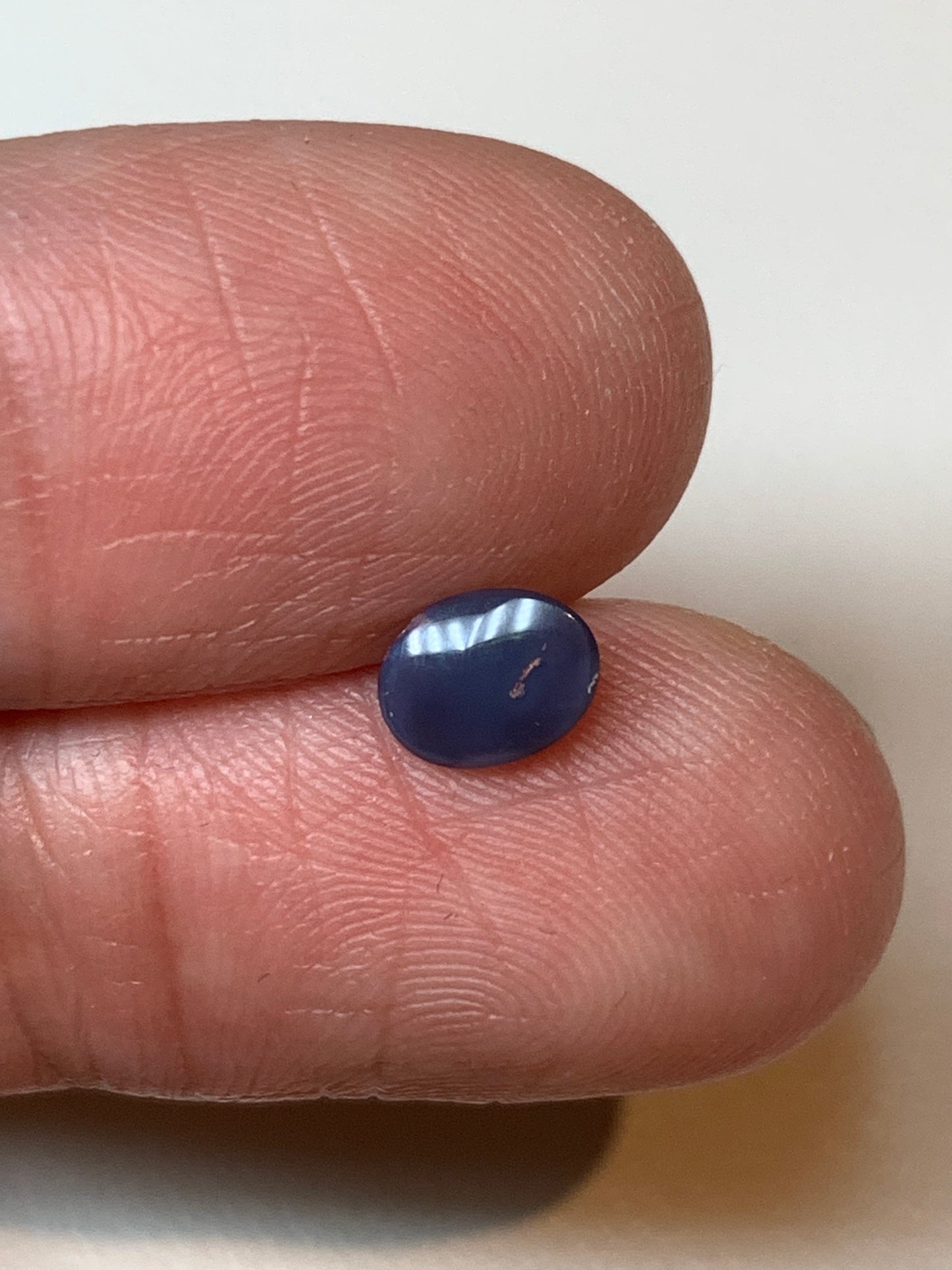 Petite Purple. Lightning Ridge Black Opal Pair. 0.75 Ct