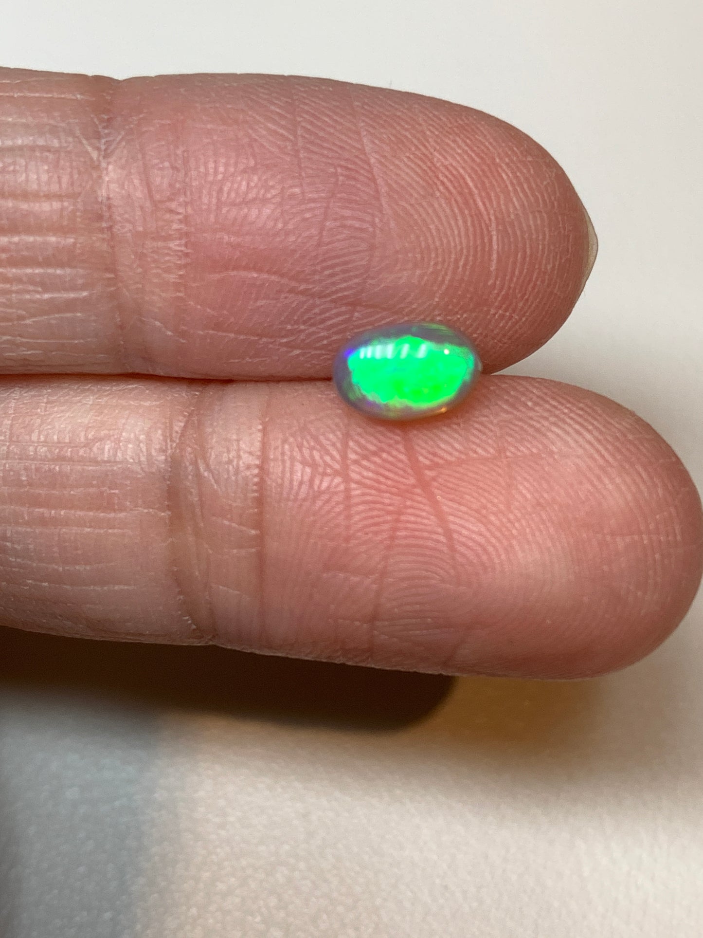 Vivid Crystal Pair. Lightning Ridge Opals. 1.20 Ct