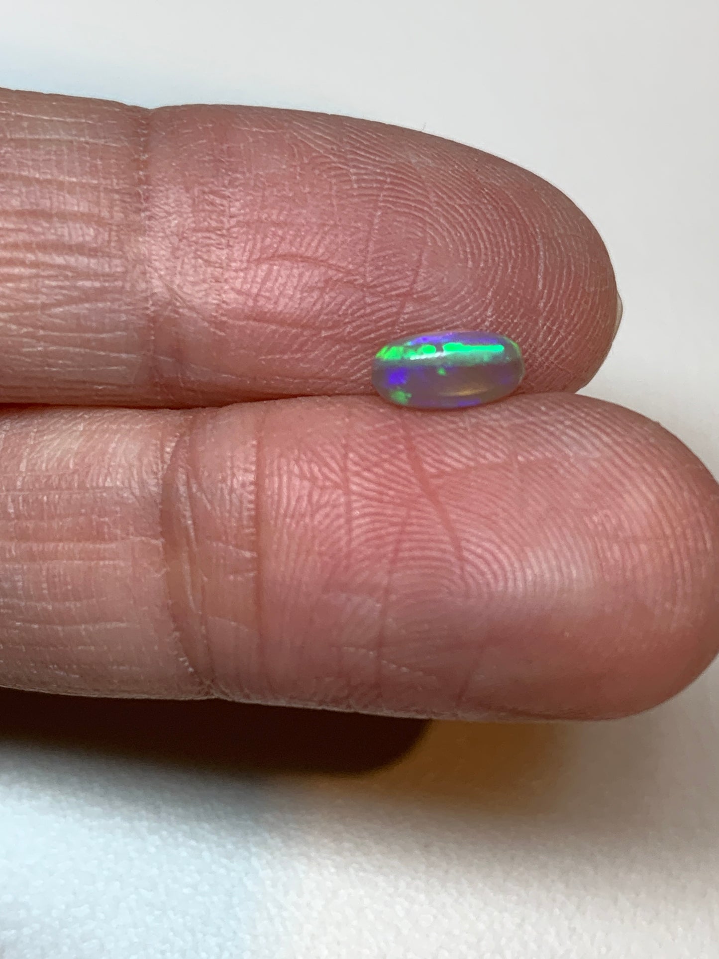 Vivid Crystal Pair. Lightning Ridge Opals. 1.20 Ct