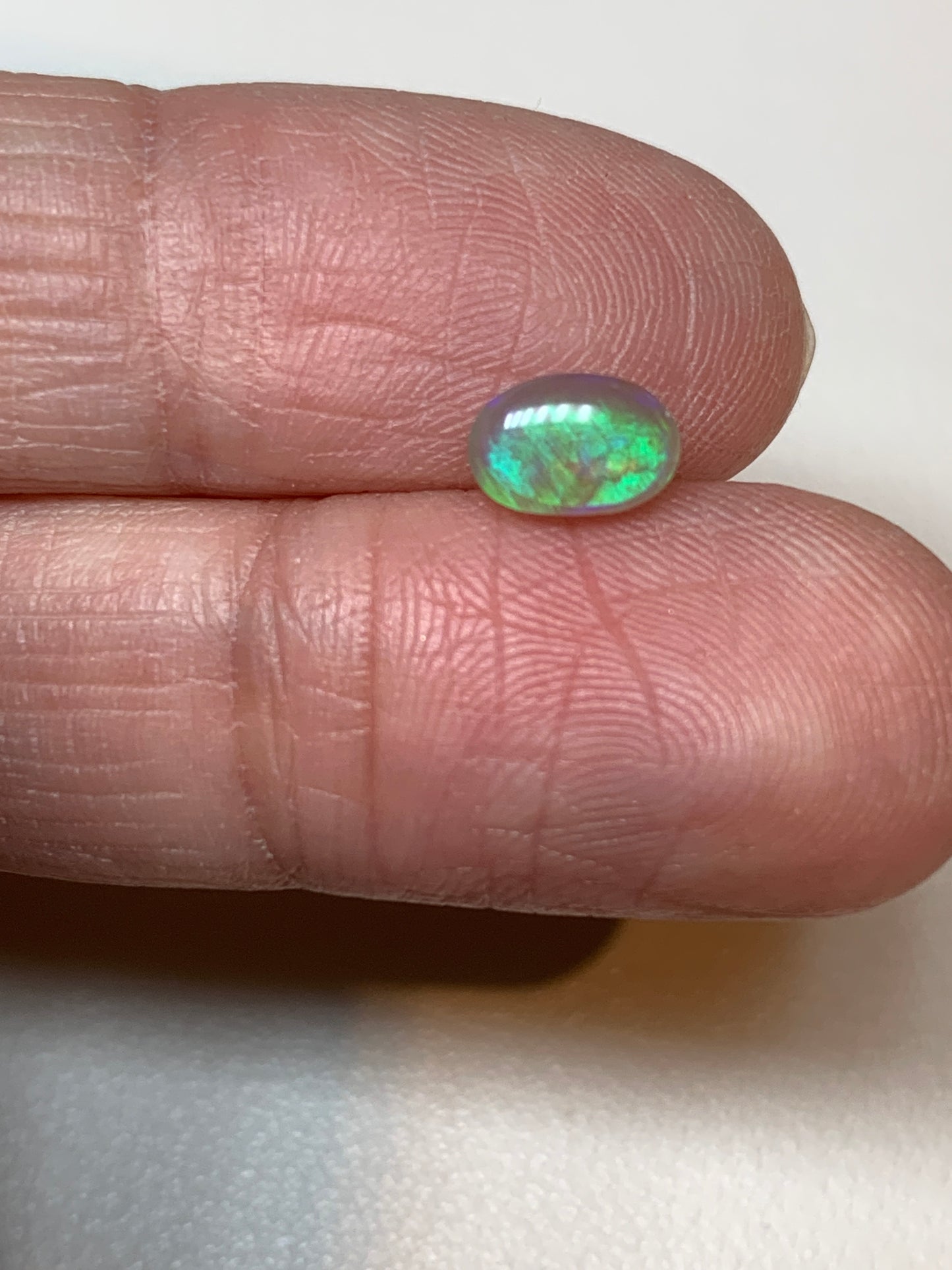 Vivid Crystal Pair. Lightning Ridge Opals. 1.20 Ct