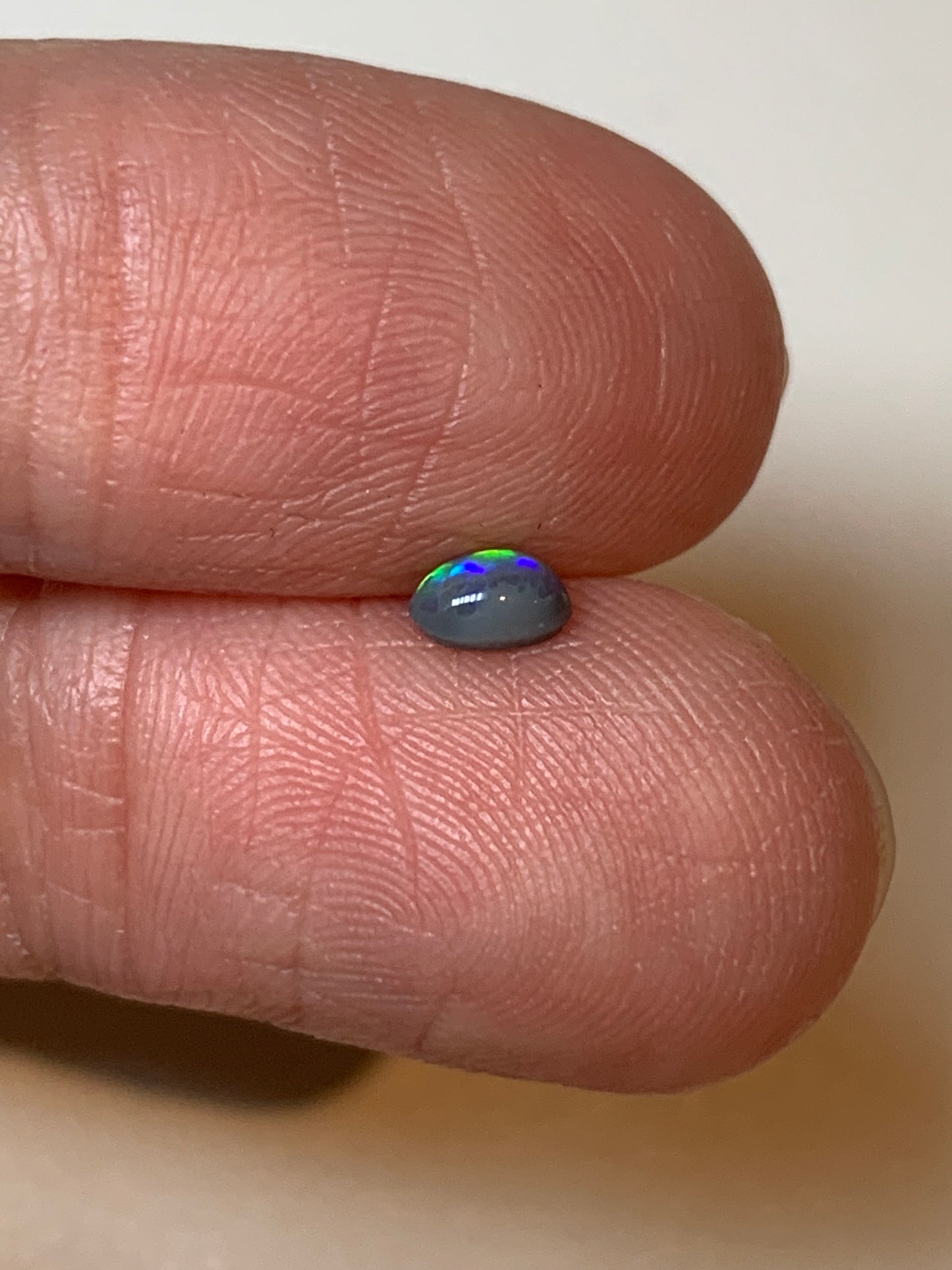 Sesame Surprise. Lightning Ridge Black Opal Pair. 0.37 Ct